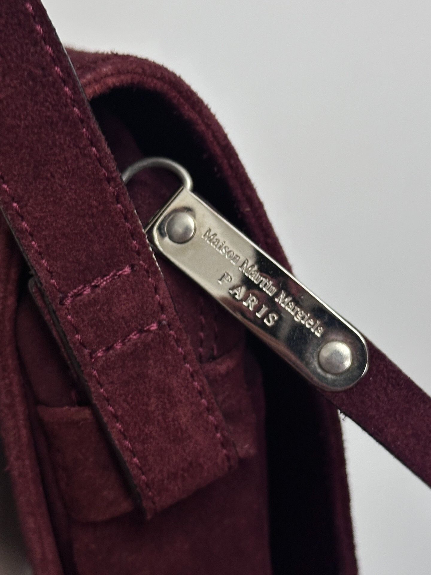Maison Margiela Maison Martin Margiela Red Suede Crossbody Bag Size ONE SIZE - 8 Thumbnail