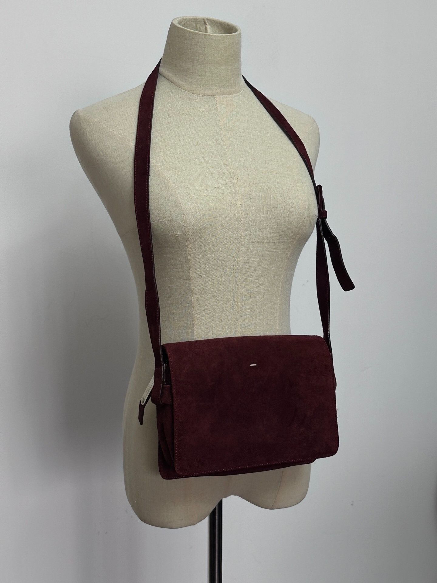 Maison Margiela Maison Martin Margiela Red Suede Crossbody Bag Size ONE SIZE - 3 Thumbnail