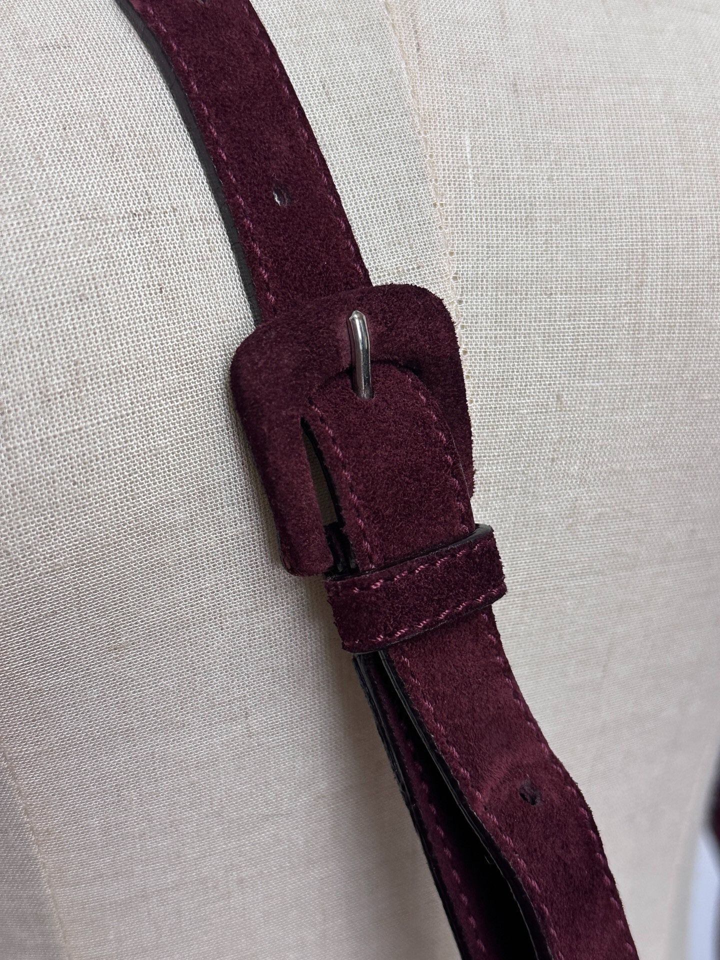 Maison Margiela Maison Martin Margiela Red Suede Crossbody Bag Size ONE SIZE - 7 Thumbnail