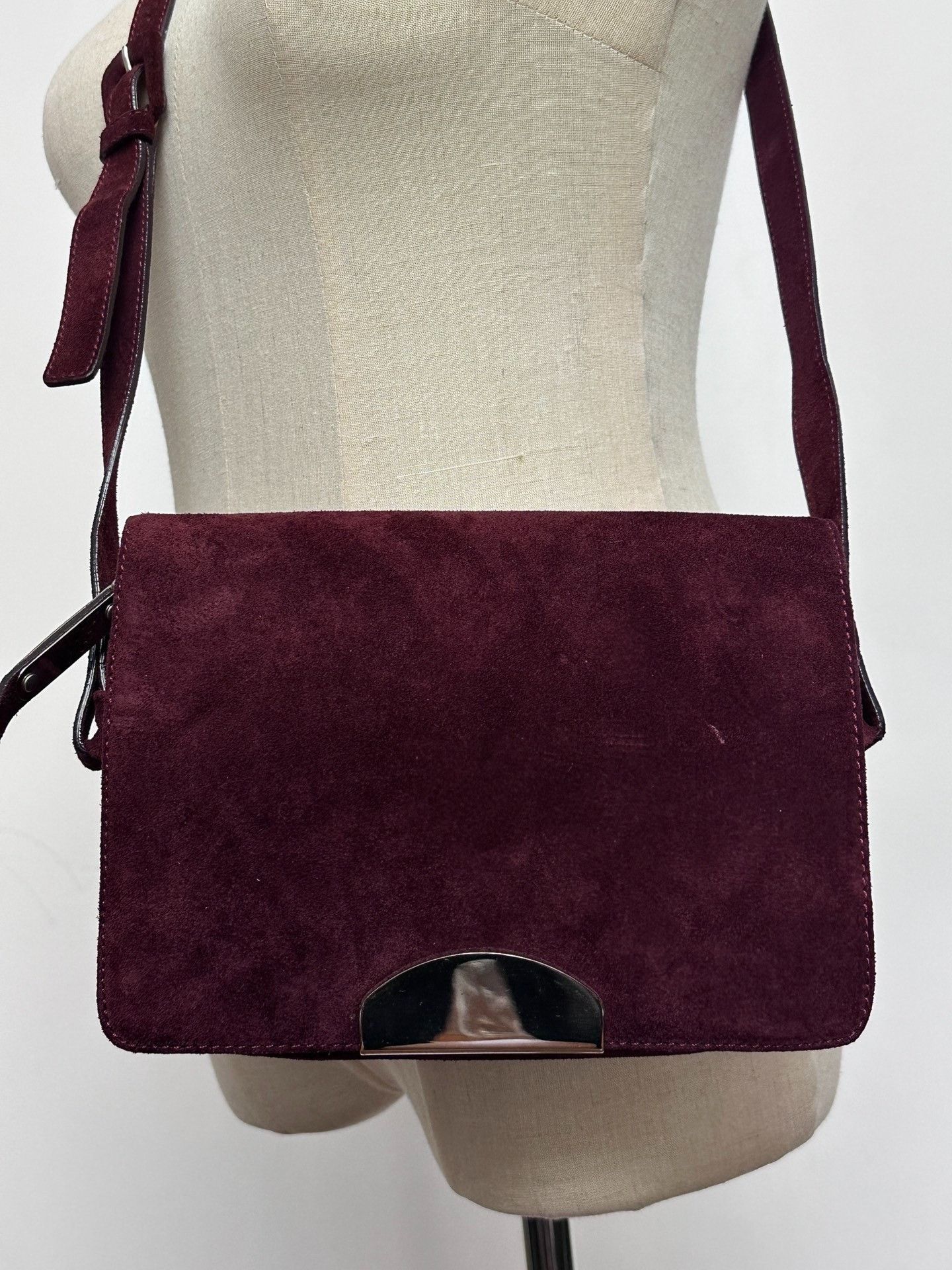Maison Margiela Maison Martin Margiela Red Suede Crossbody Bag Size ONE SIZE - 2 Thumbnail