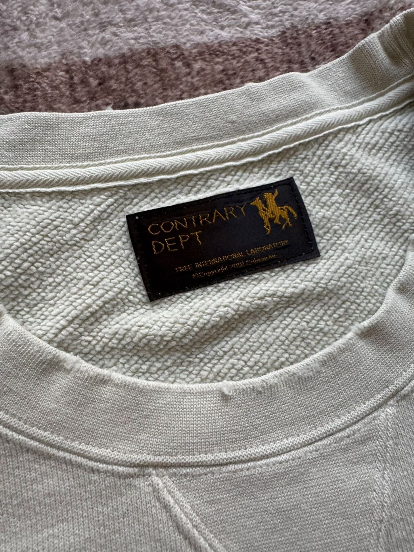 Visvim visvim jumbo sb sweat long sleeve ivory Size US M / EU 48-50 / 2 - 2 Thumbnail