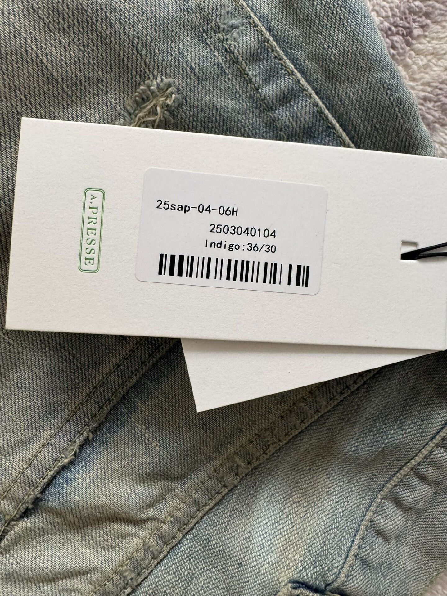 A.PRESSE washed wide denim pants by A.PRESSE Size US 36 / EU 52 - 4 Thumbnail