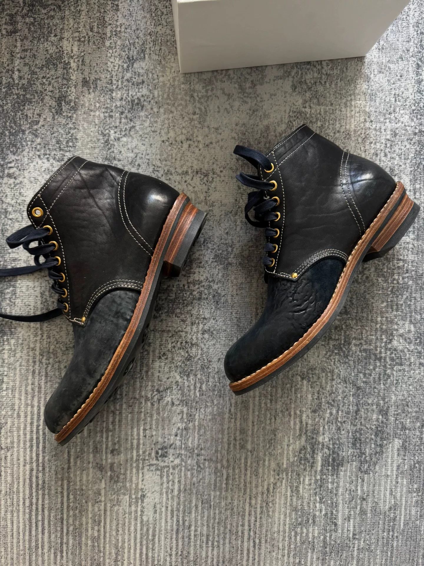 Visvim visvim brigadier boots navy size 10.5 Size US 10.5 / EU 43-44 - 2 Thumbnail