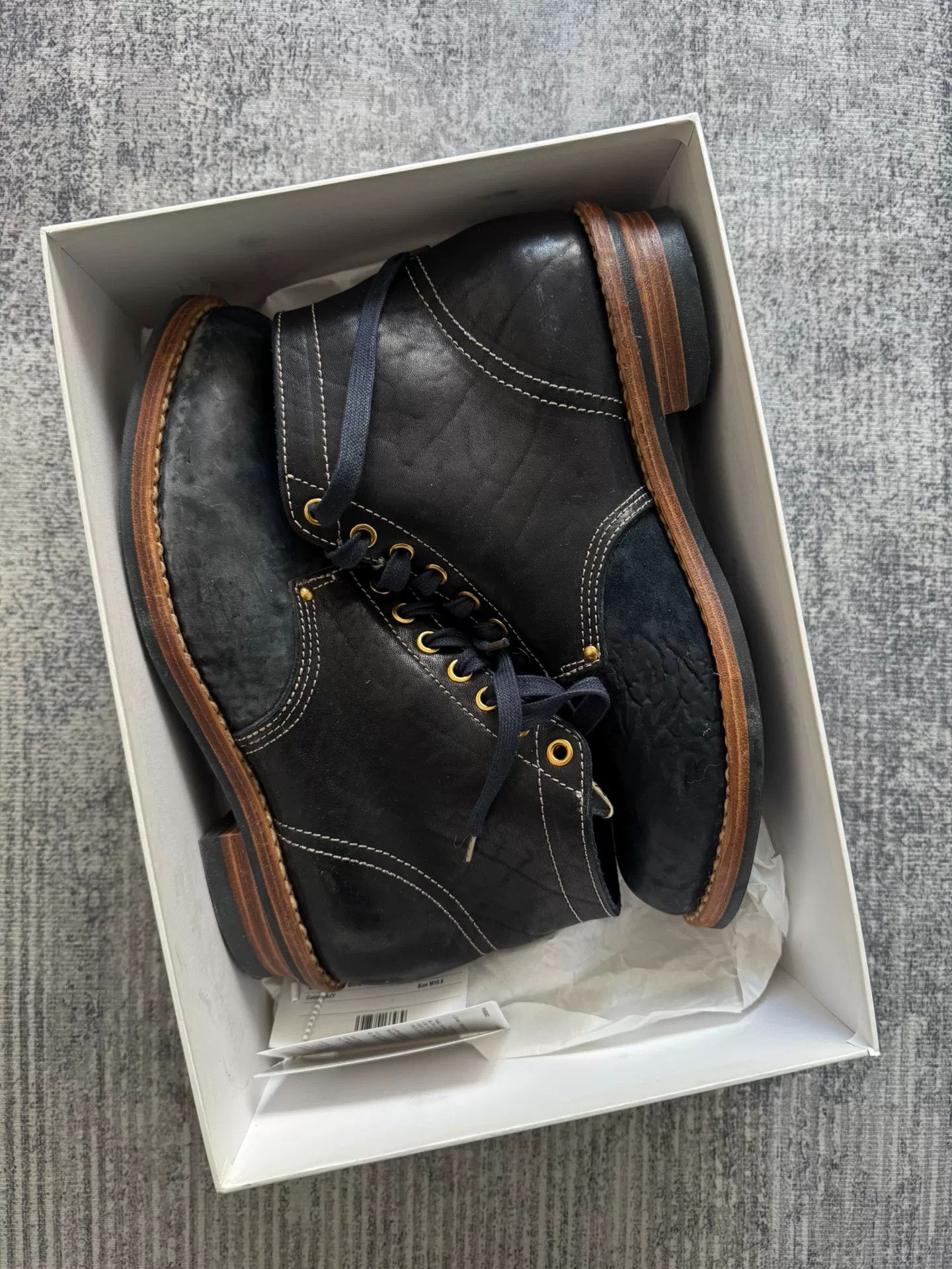 Visvim visvim brigadier boots navy size 10.5 Size US 10.5 / EU 43-44 - 3 Thumbnail