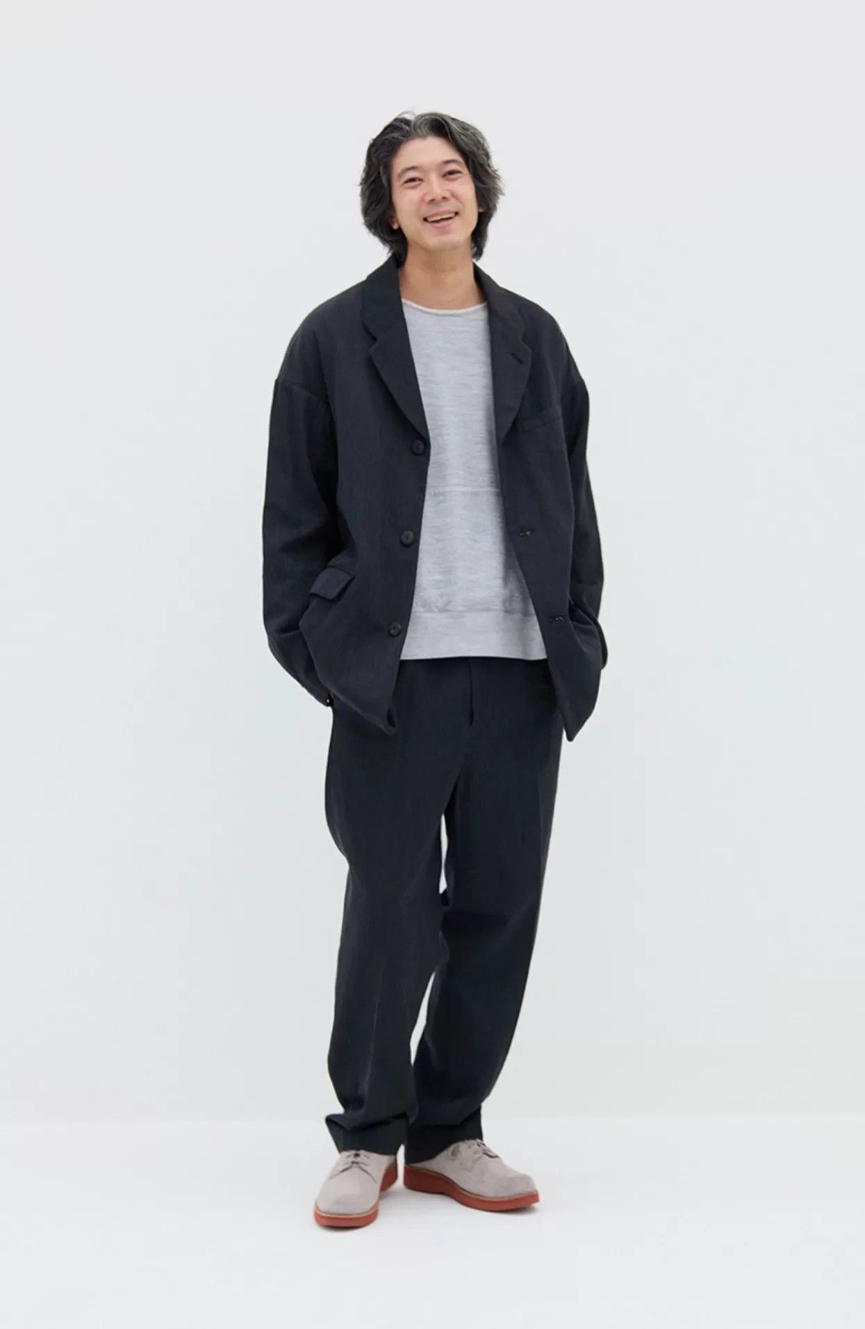 Visvim visvim wide slacks pinstripe black casual pants Size US 36 / EU 52 - 5 Thumbnail