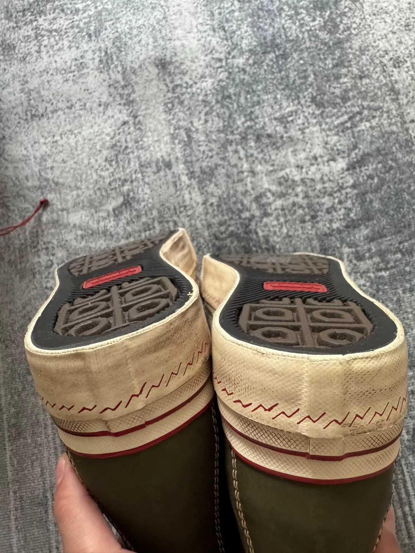Visvim visvim high-top canvas shoes in green Size US 9.5 / EU 42-43 - 6 Thumbnail