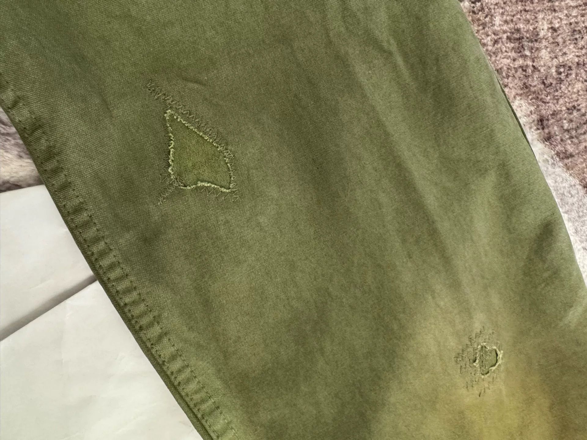 Visvim visvim gifford pants in distressed green Size US 32 / EU 48 - 4 Thumbnail