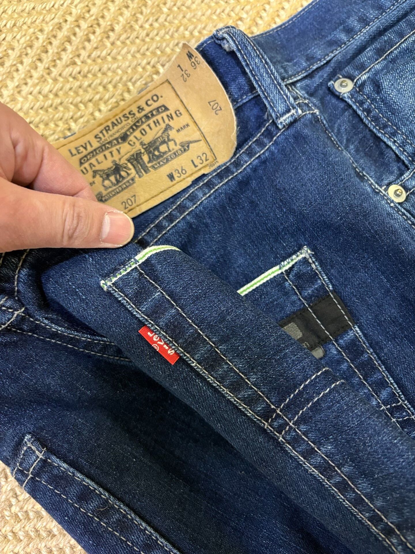Levi's levis fenom one wash classic denim pants Size US 36 / EU 52 - 7 Thumbnail