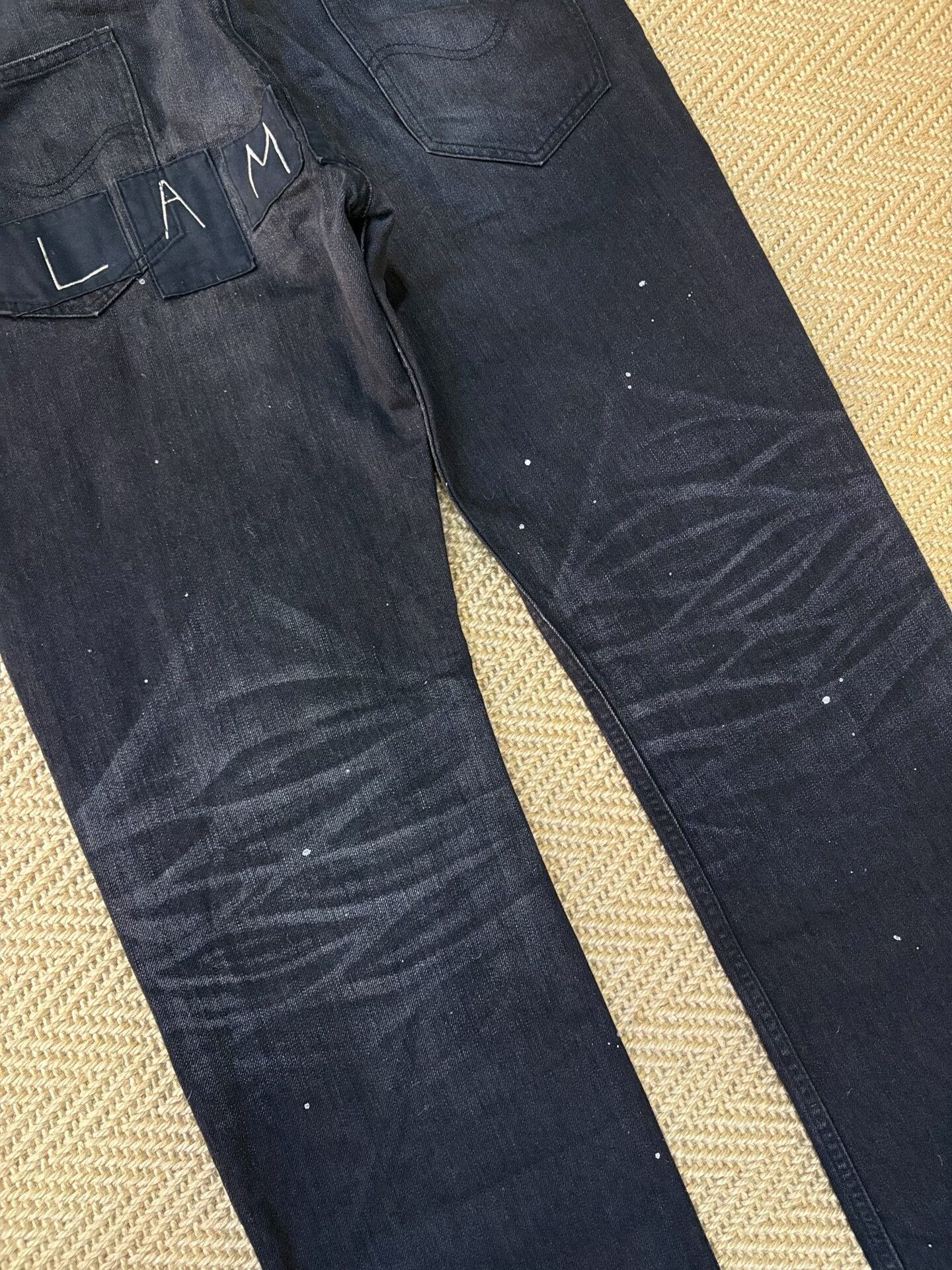 Wtaps Wtaps Lamf 09ss Black Spider Denim Pants Size US 34 / EU 50 - 7 Thumbnail