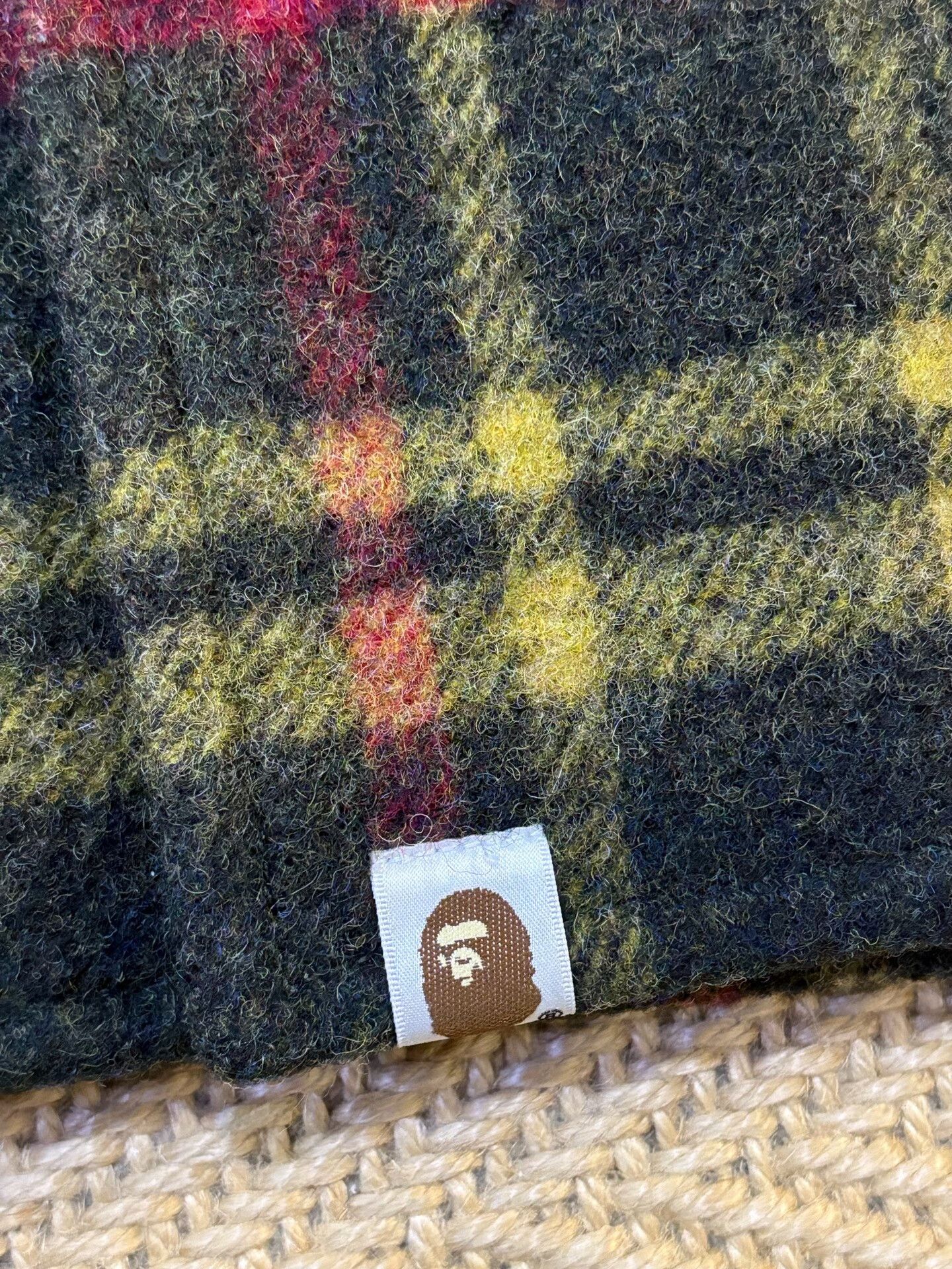Bape bape check jacket with double-breasted style Size US XL / EU 56 / 4 - 5 Thumbnail