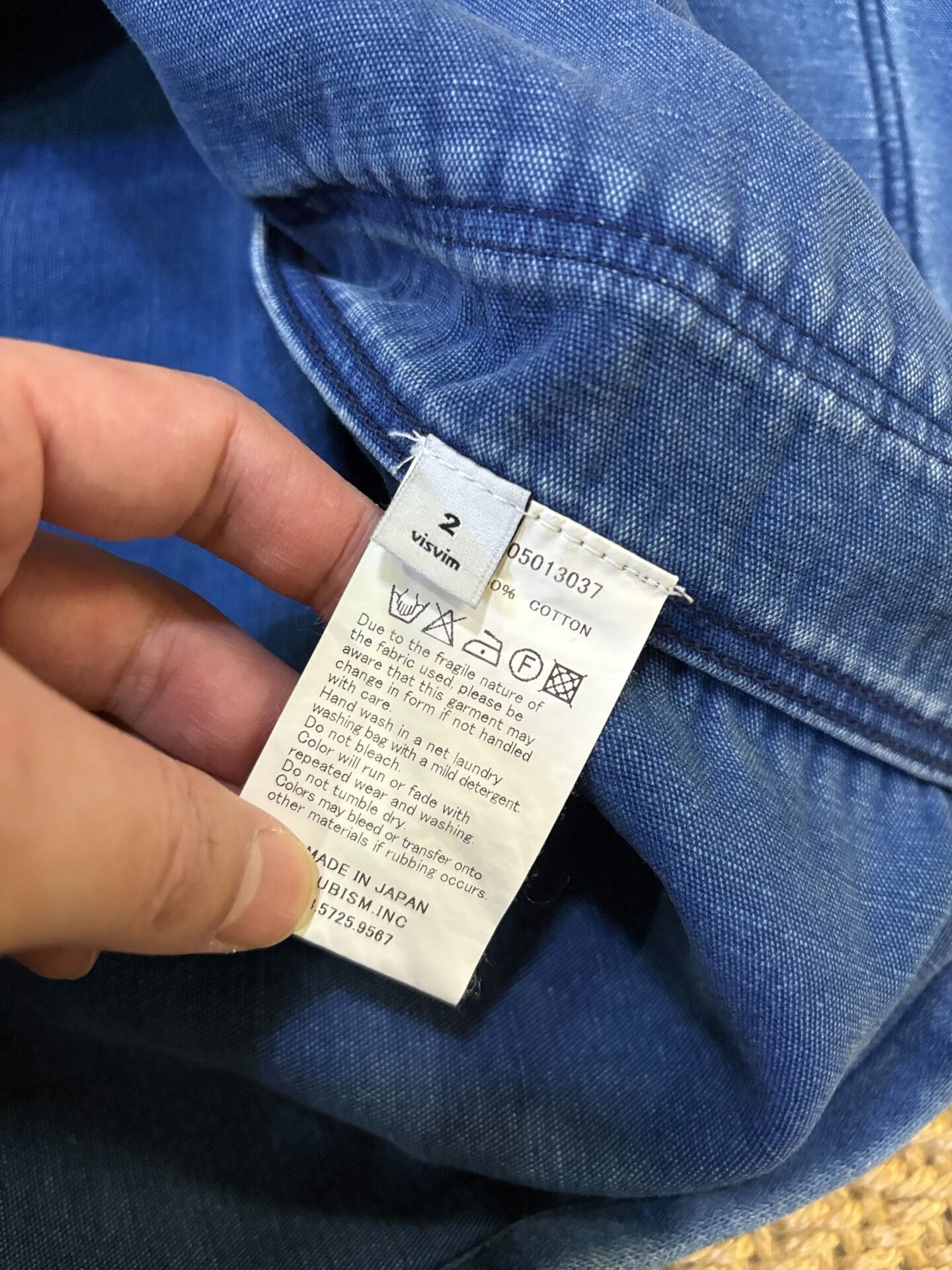 Visvim visvim vintage denim jacket with unique design Size US M / EU 48-50 / 2 - 7 Thumbnail