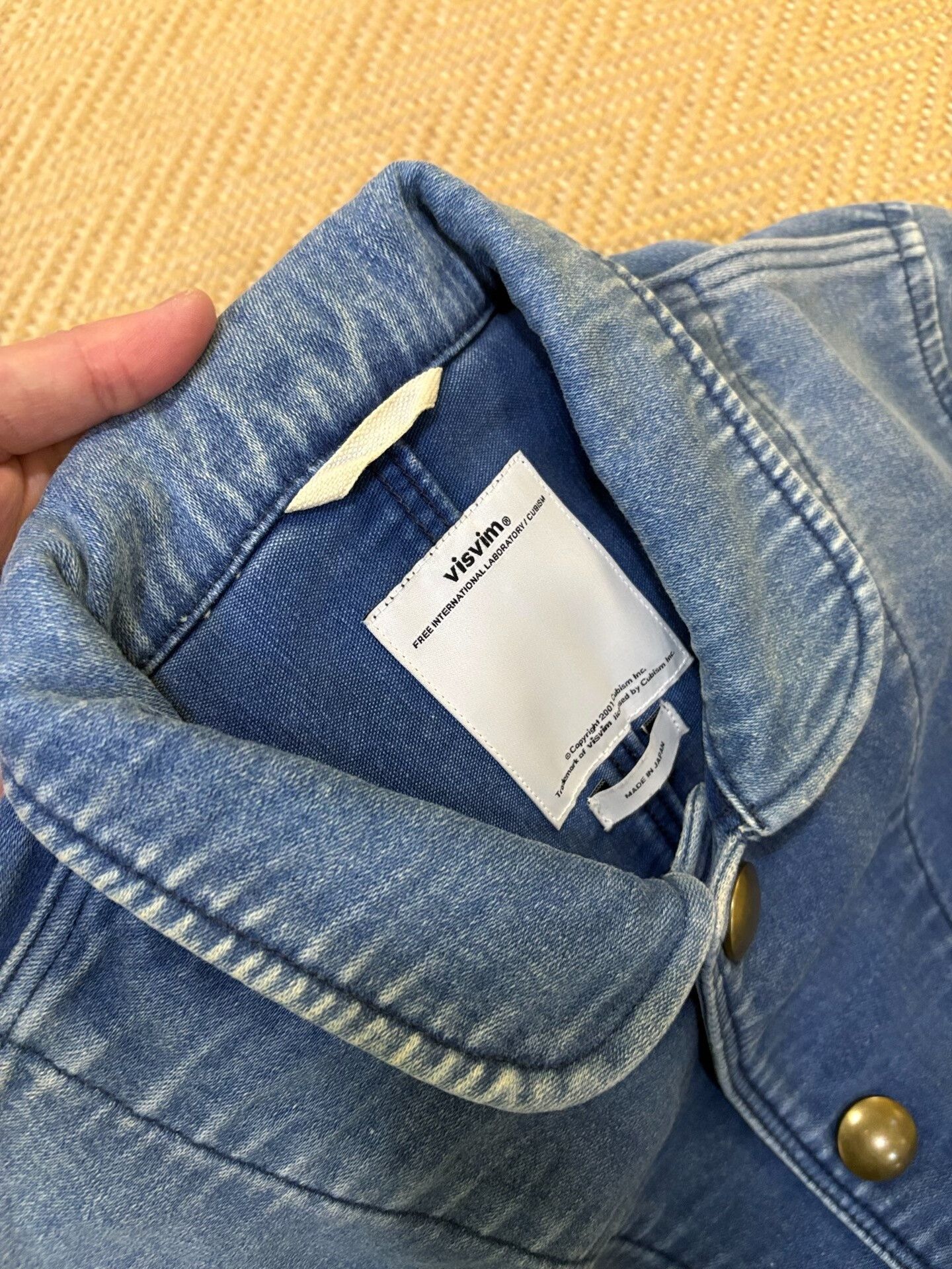 Visvim visvim vintage denim jacket with unique design Size US M / EU 48-50 / 2 - 6 Thumbnail