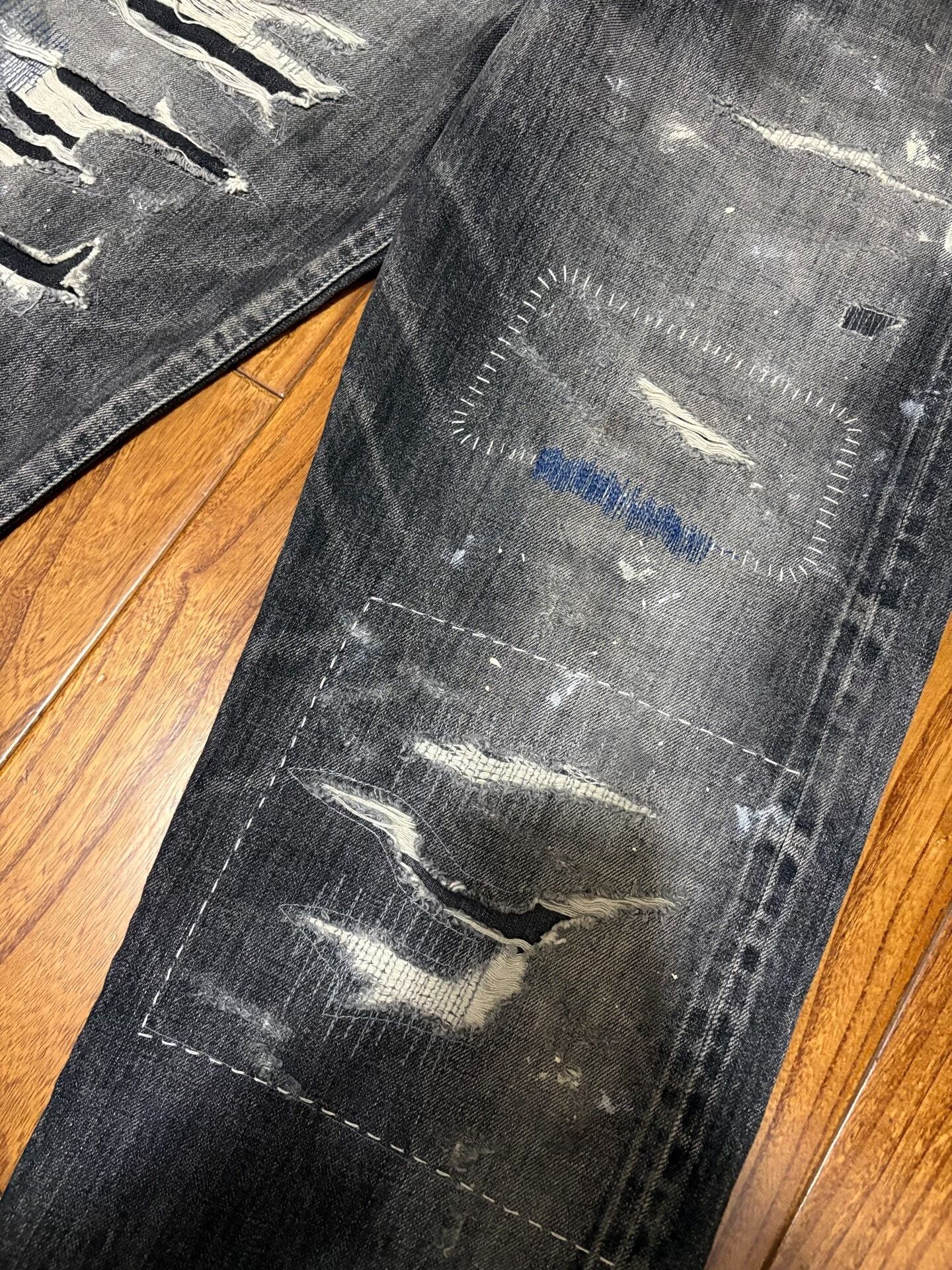 Neighborhood neighborhood scratch savage denim pants Size US 31 - 3 Thumbnail