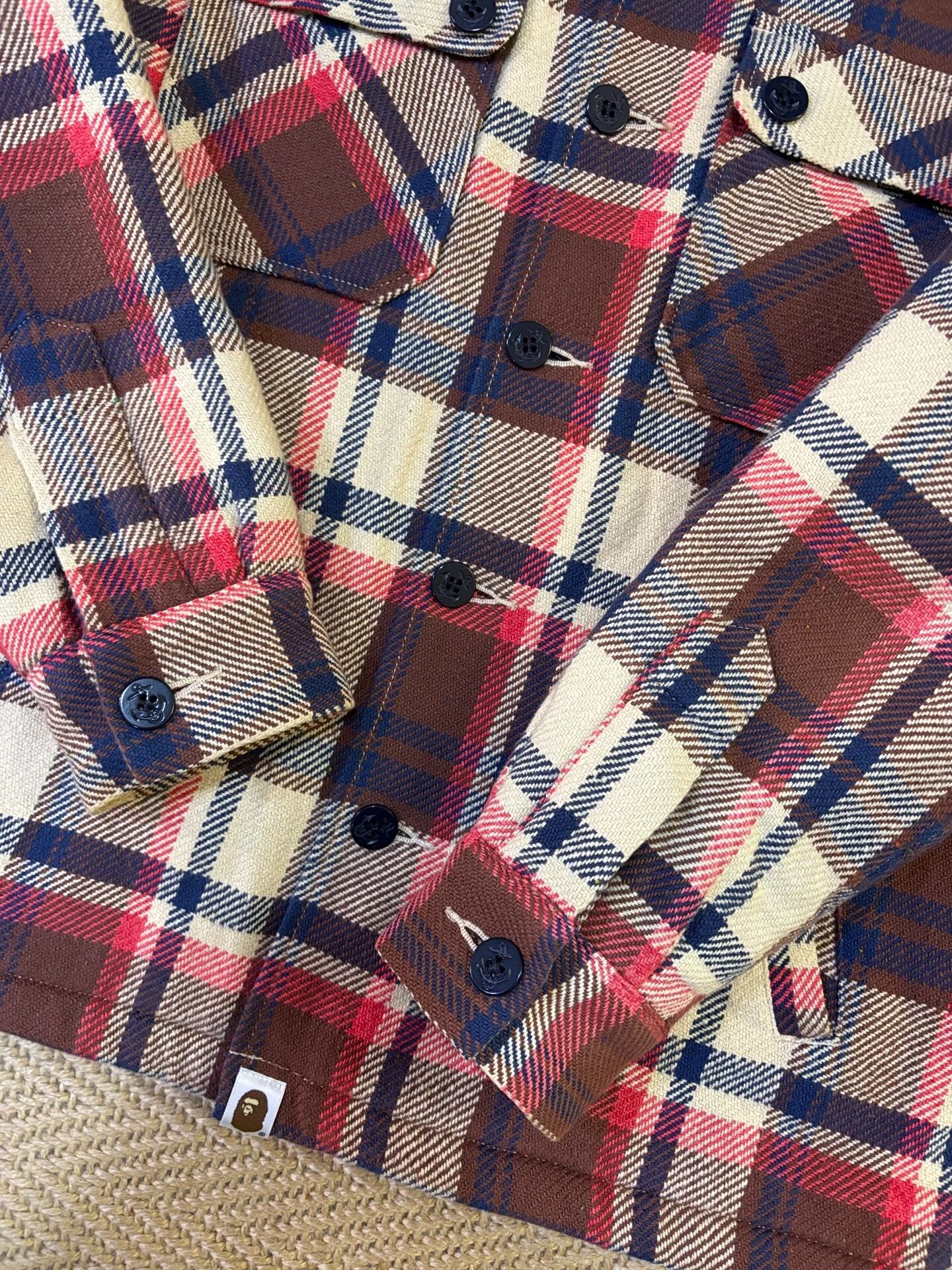 Bape BAPE Kimura Plaid Jacket Size S Size US S / EU 44-46 / 1 - 7 Thumbnail