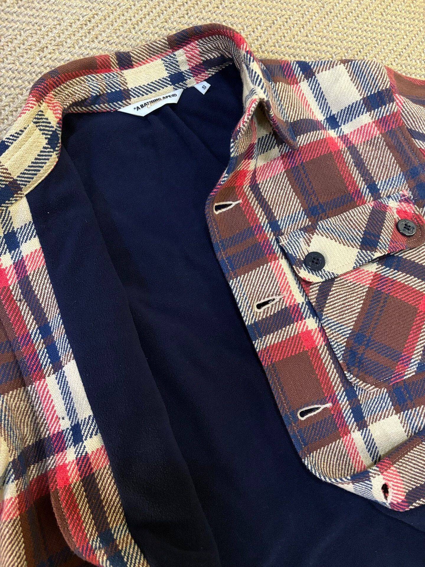 Bape BAPE Kimura Plaid Jacket Size S Size US S / EU 44-46 / 1 - 6 Thumbnail