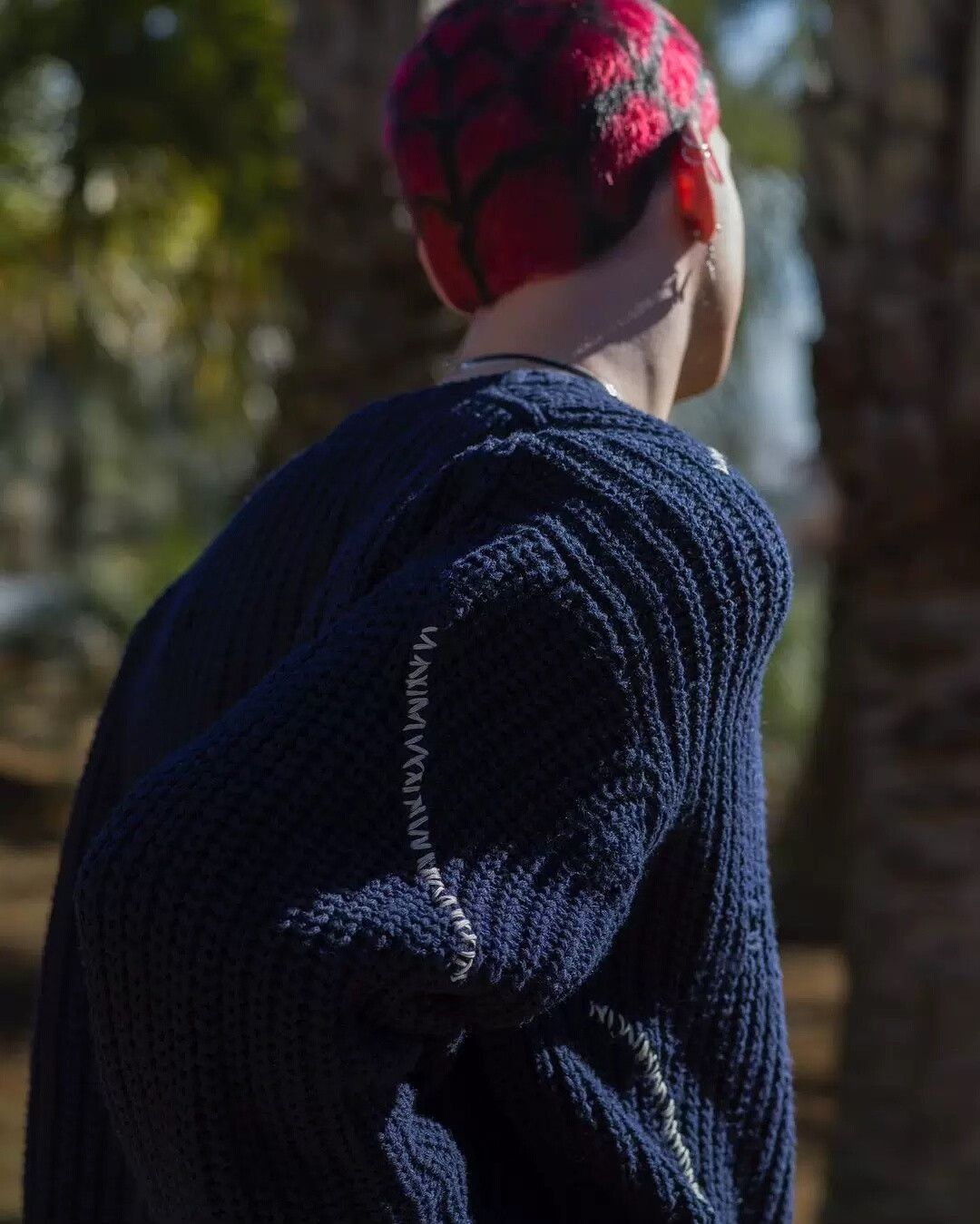 Neighborhood navy blue oversized crewneck sweater Size US M / EU 48-50 / 2 - 9 Thumbnail