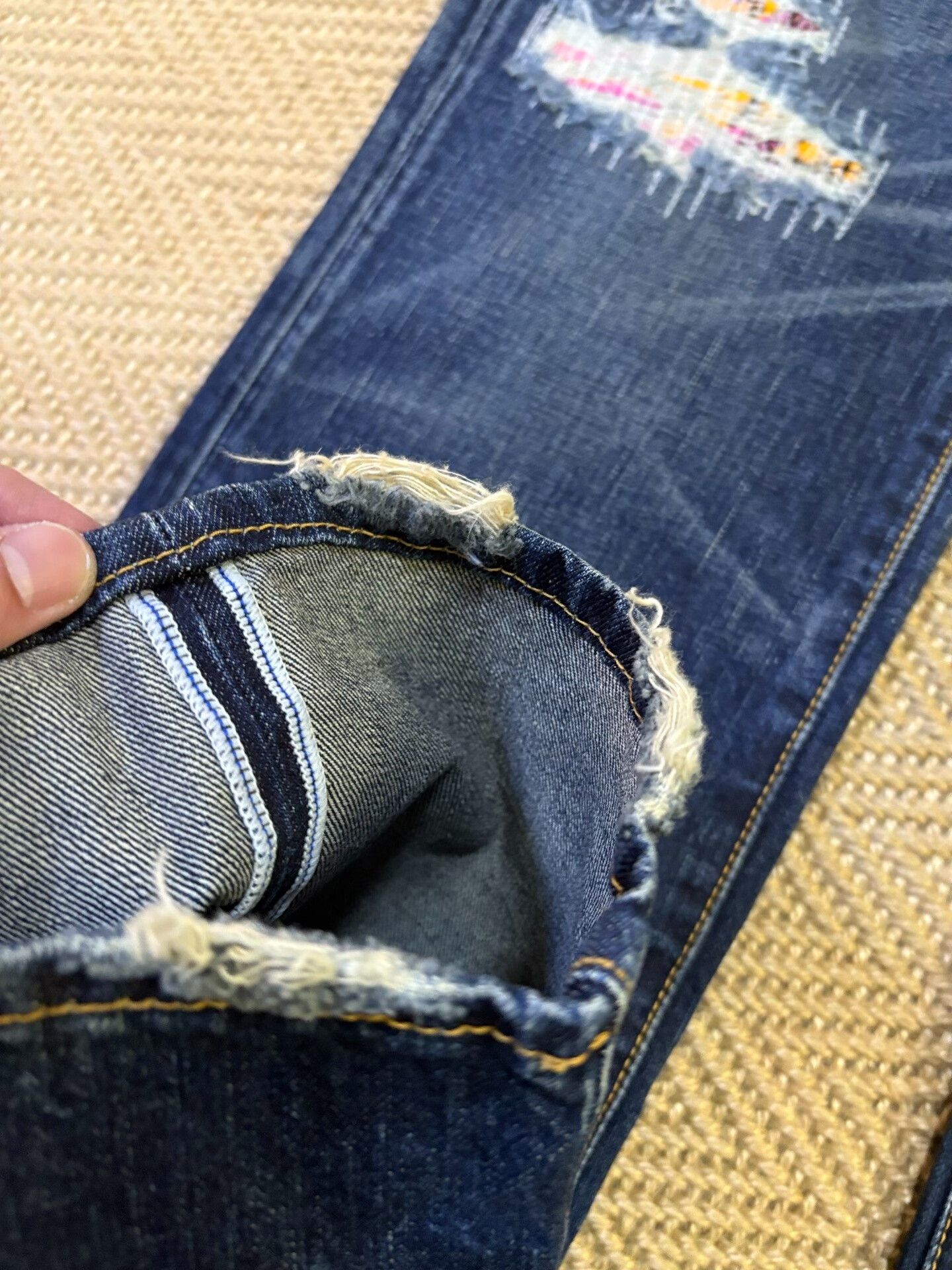 Stussy levis x stussy crush 505 distressed jeans Size US 34 / EU 50 - 6 Thumbnail