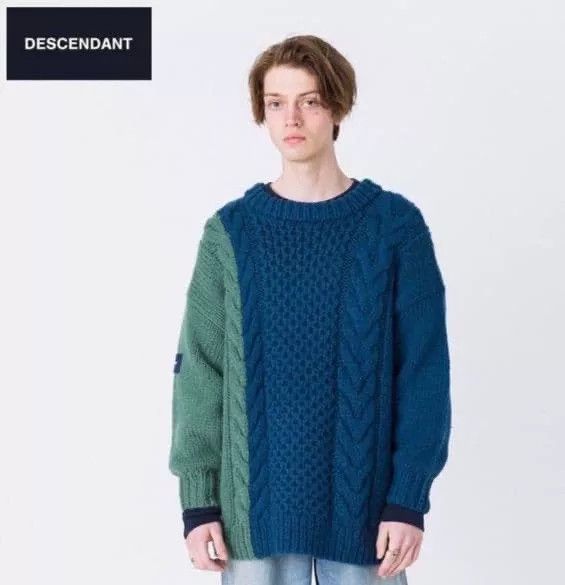 Descendant DESCENDANT Aran Wool Knit Sweater Size US M / EU 48-50 / 2 - 4 Thumbnail