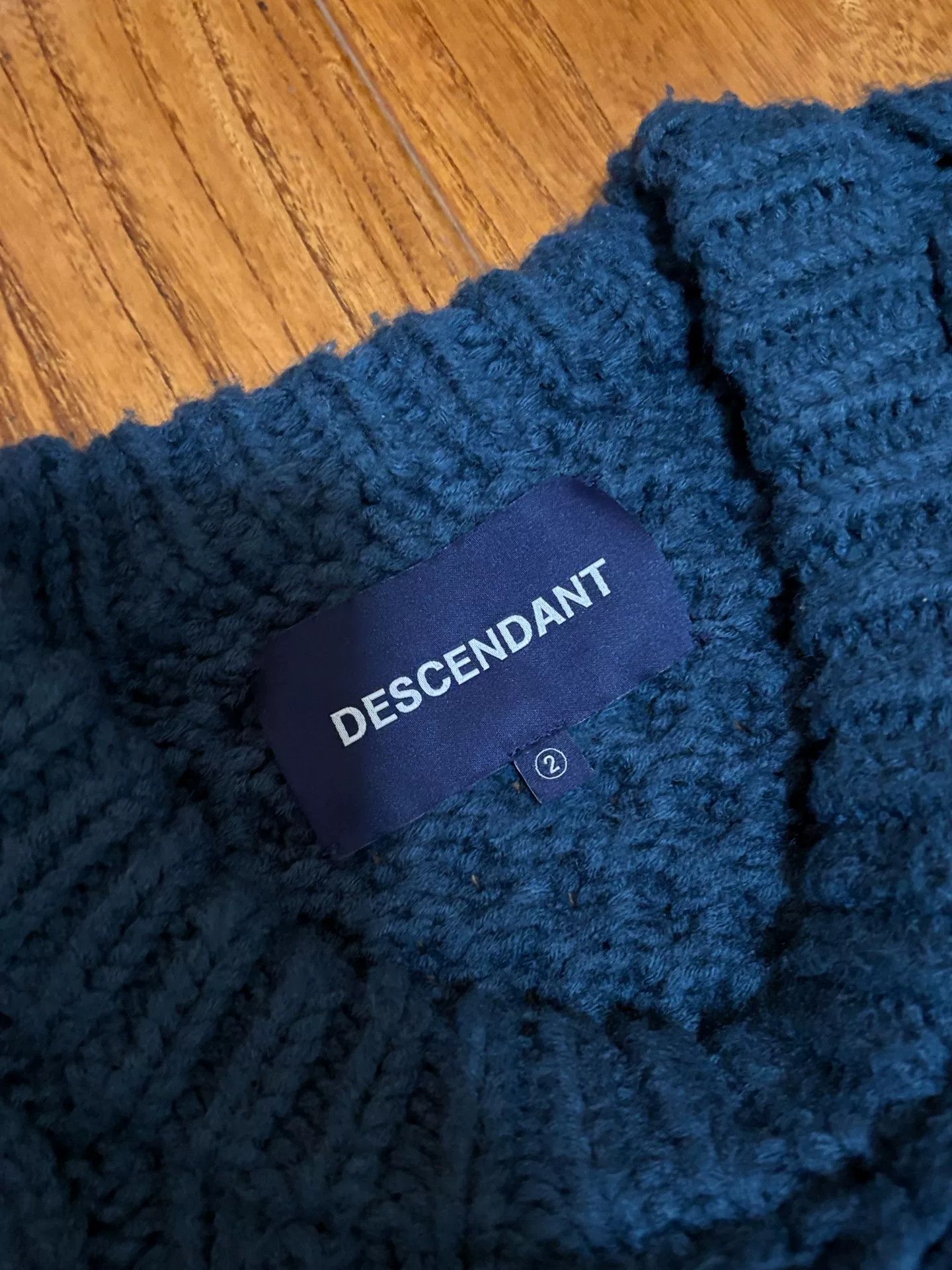 Descendant DESCENDANT Aran Wool Knit Sweater Size US M / EU 48-50 / 2 - 6 Thumbnail