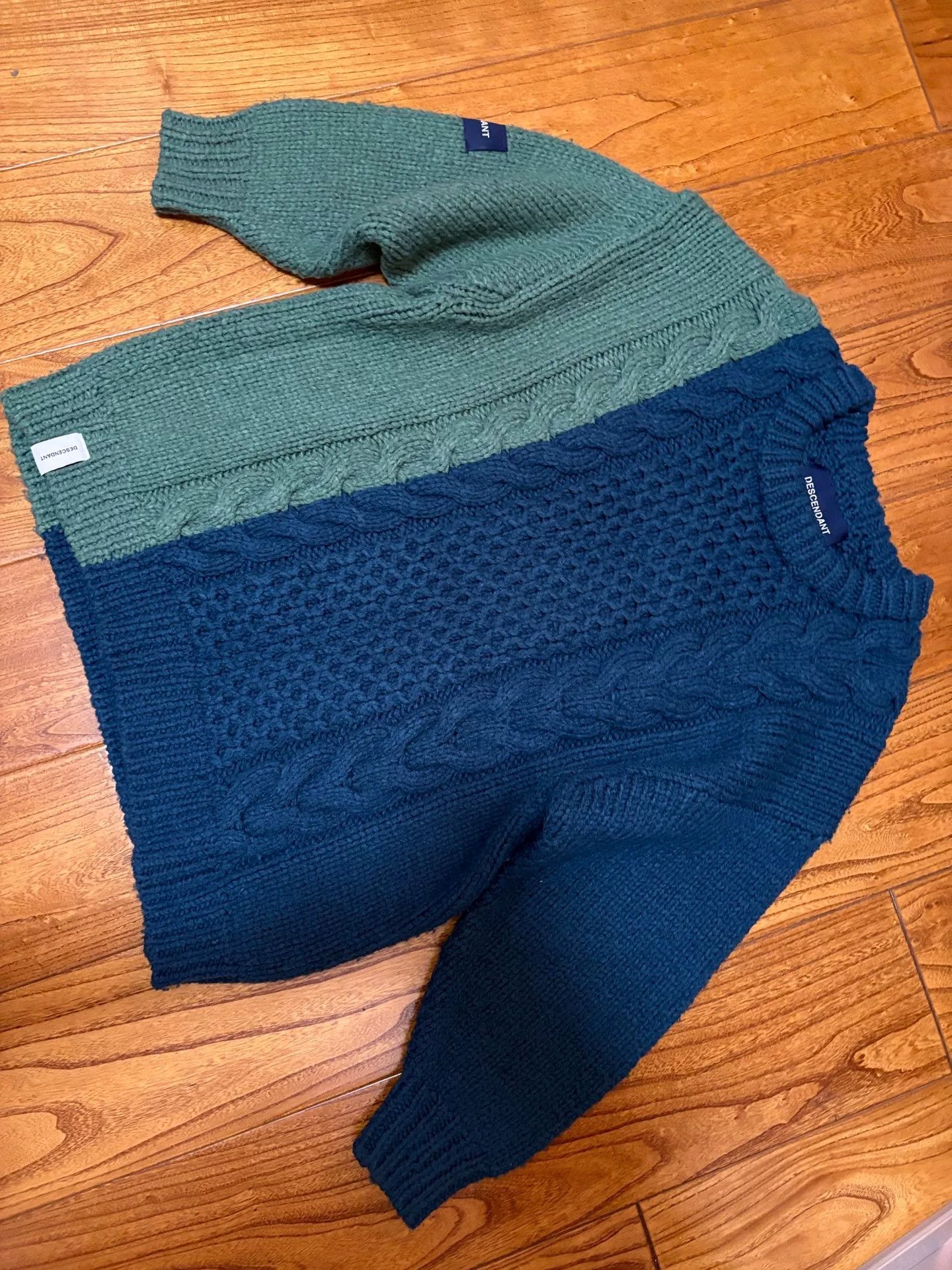 Descendant DESCENDANT Aran Wool Knit Sweater Size US M / EU 48-50 / 2 - 5 Thumbnail
