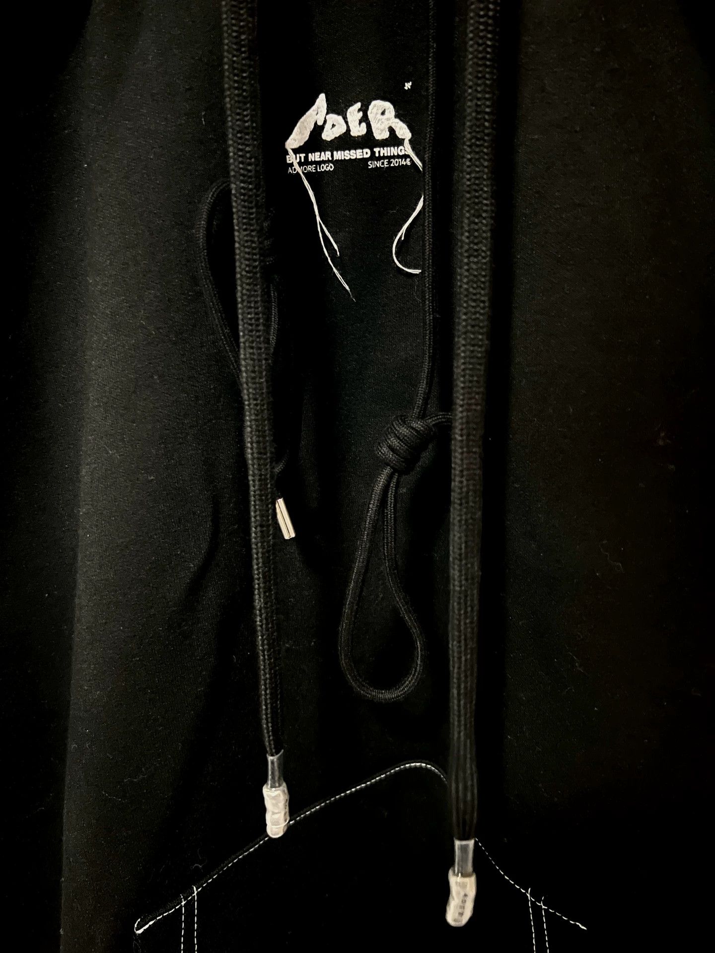 Ader Error ader error black hoodie size 2 Size US L / EU 52-54 / 3 - 3 Thumbnail