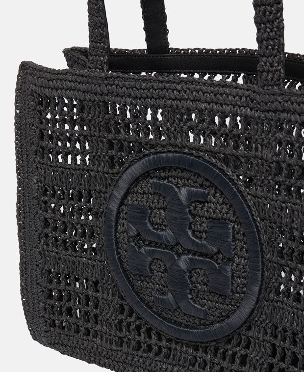 Tory Burch Ella Hand-Crocheted Tote Bag Size ONE SIZE - 2 Thumbnail