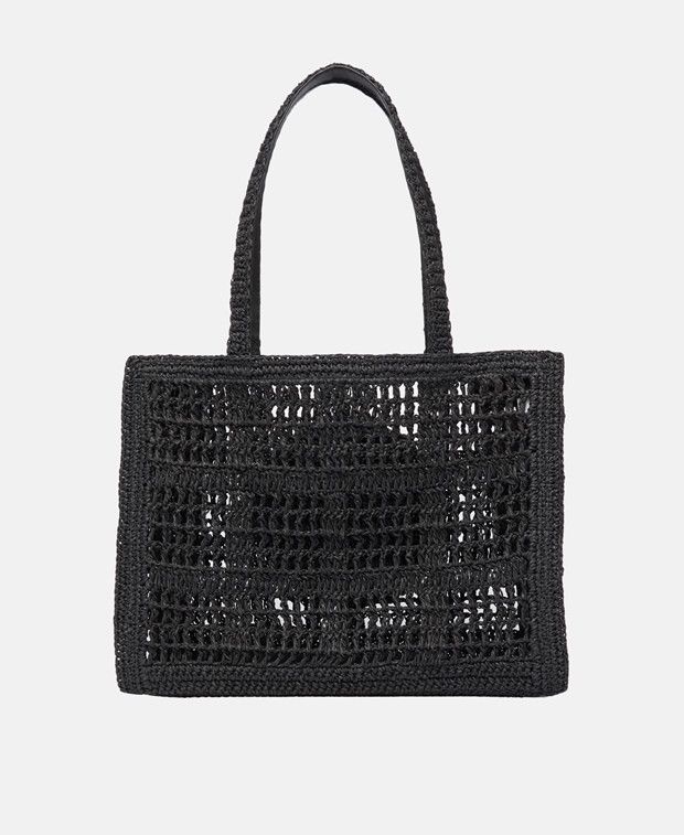 Tory Burch Ella Hand-Crocheted Tote Bag Size ONE SIZE - 4 Thumbnail