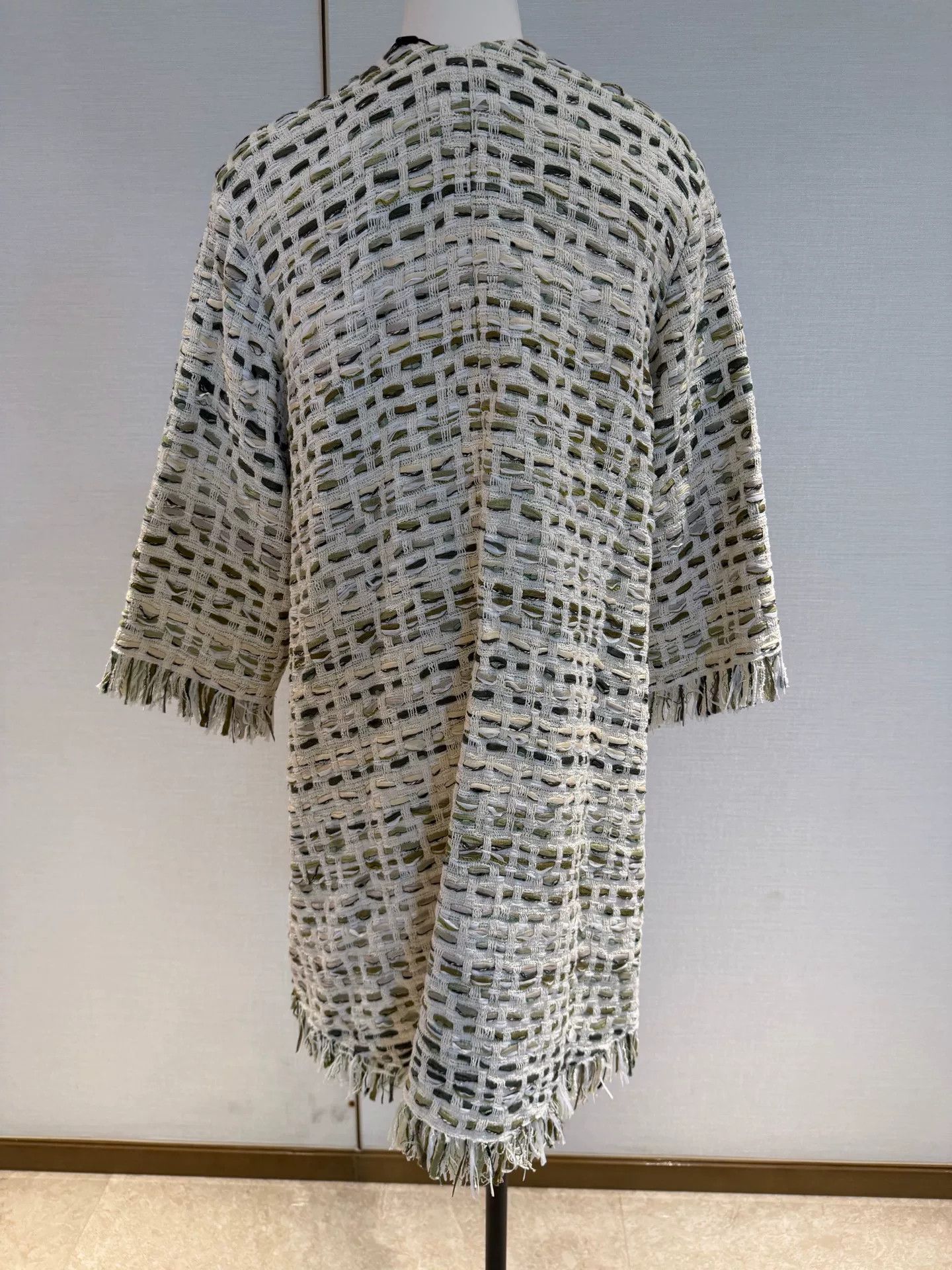 Chanel Chanel 18C Greek Knit Tassel Jacket Size US XS / EU 42 / 0 - 2 Thumbnail