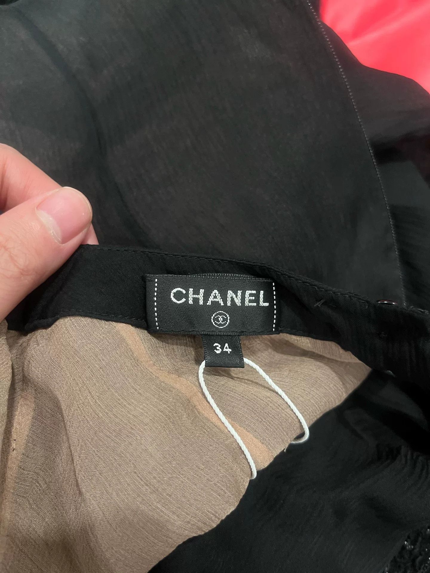 Chanel Chanel 21k Black Sheer Dress FR34 Size US 34 / EU 50 - 3 Thumbnail