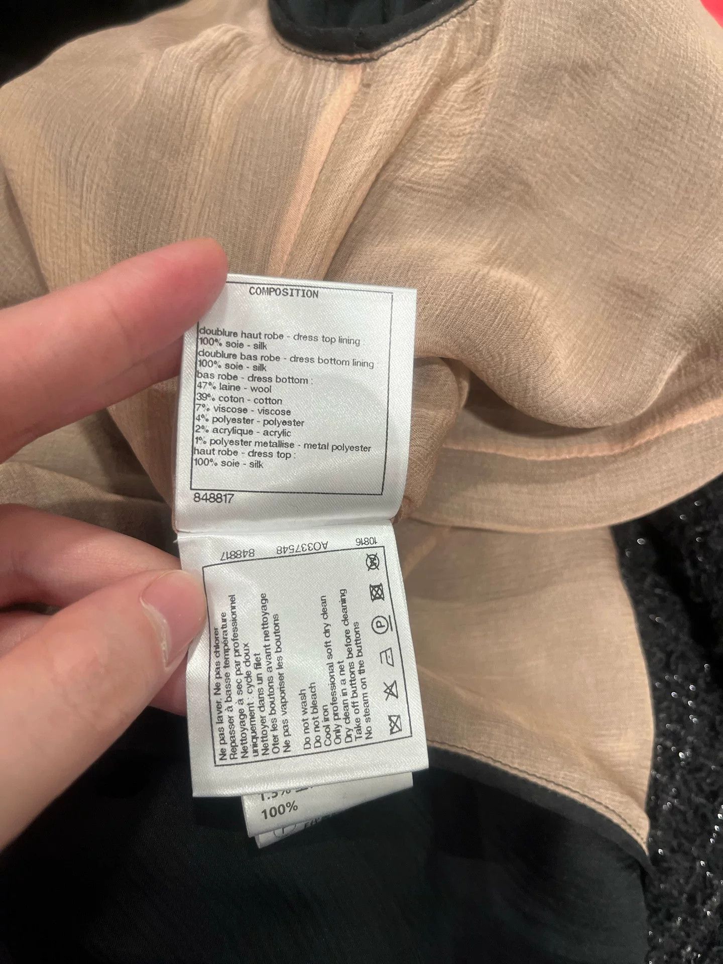 Chanel Chanel 21k Black Sheer Dress FR34 Size US 34 / EU 50 - 6 Thumbnail