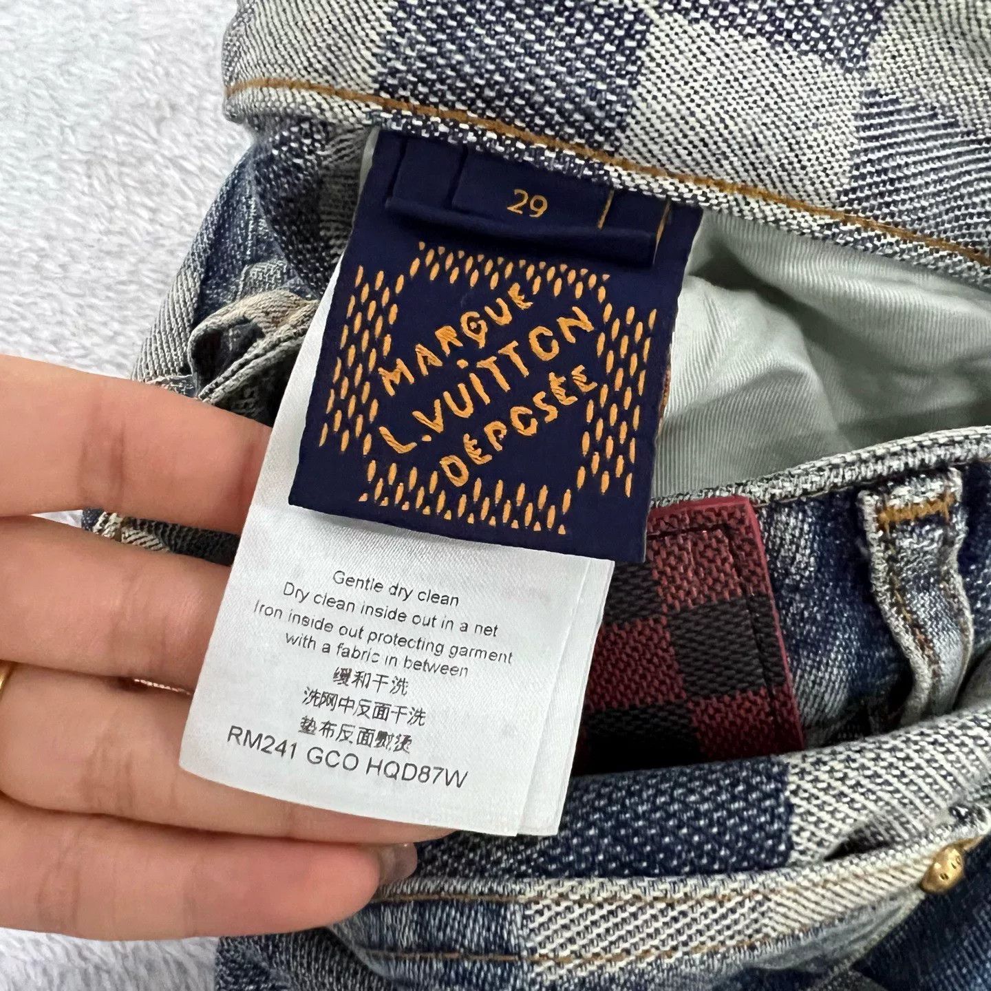 Louis Vuitton Louis Vuitton Pharrell Denim Pants Size US 29 - 4 Thumbnail