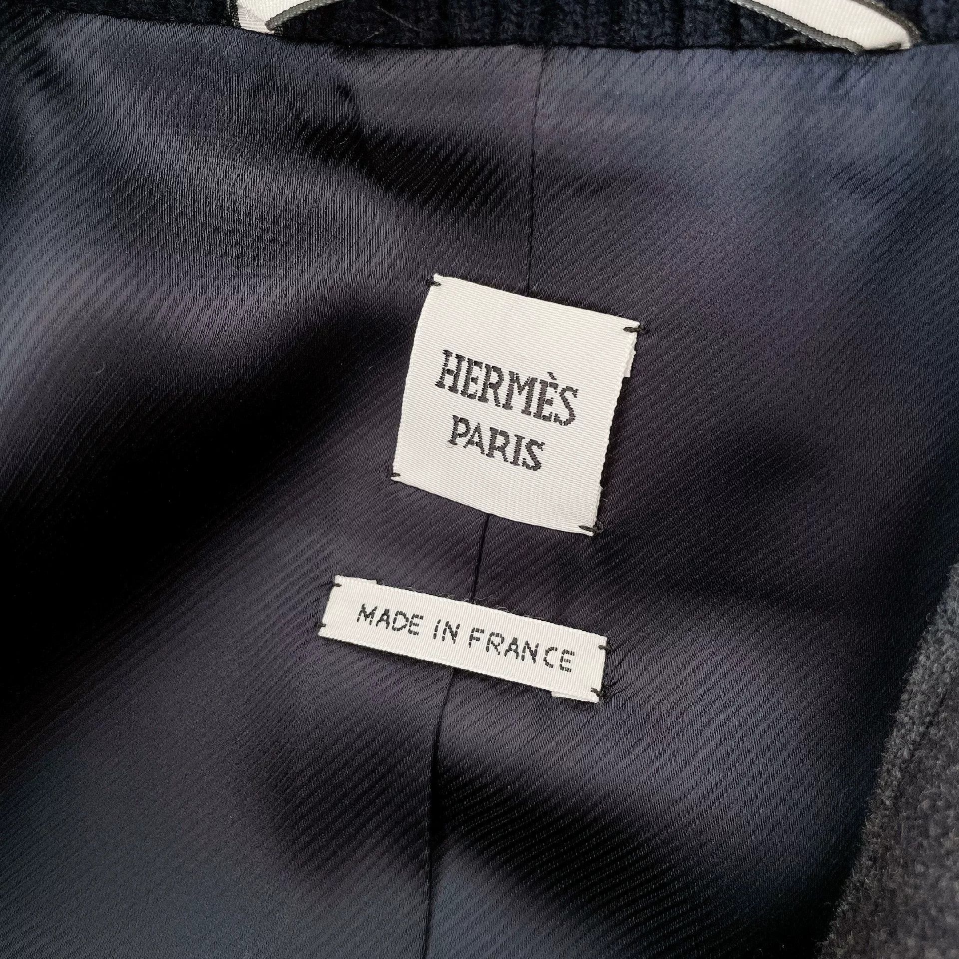 Hermes Hermes Cashmere Leather Trim Short Jacket Size US XS / EU 42 / 0 - 7 Thumbnail