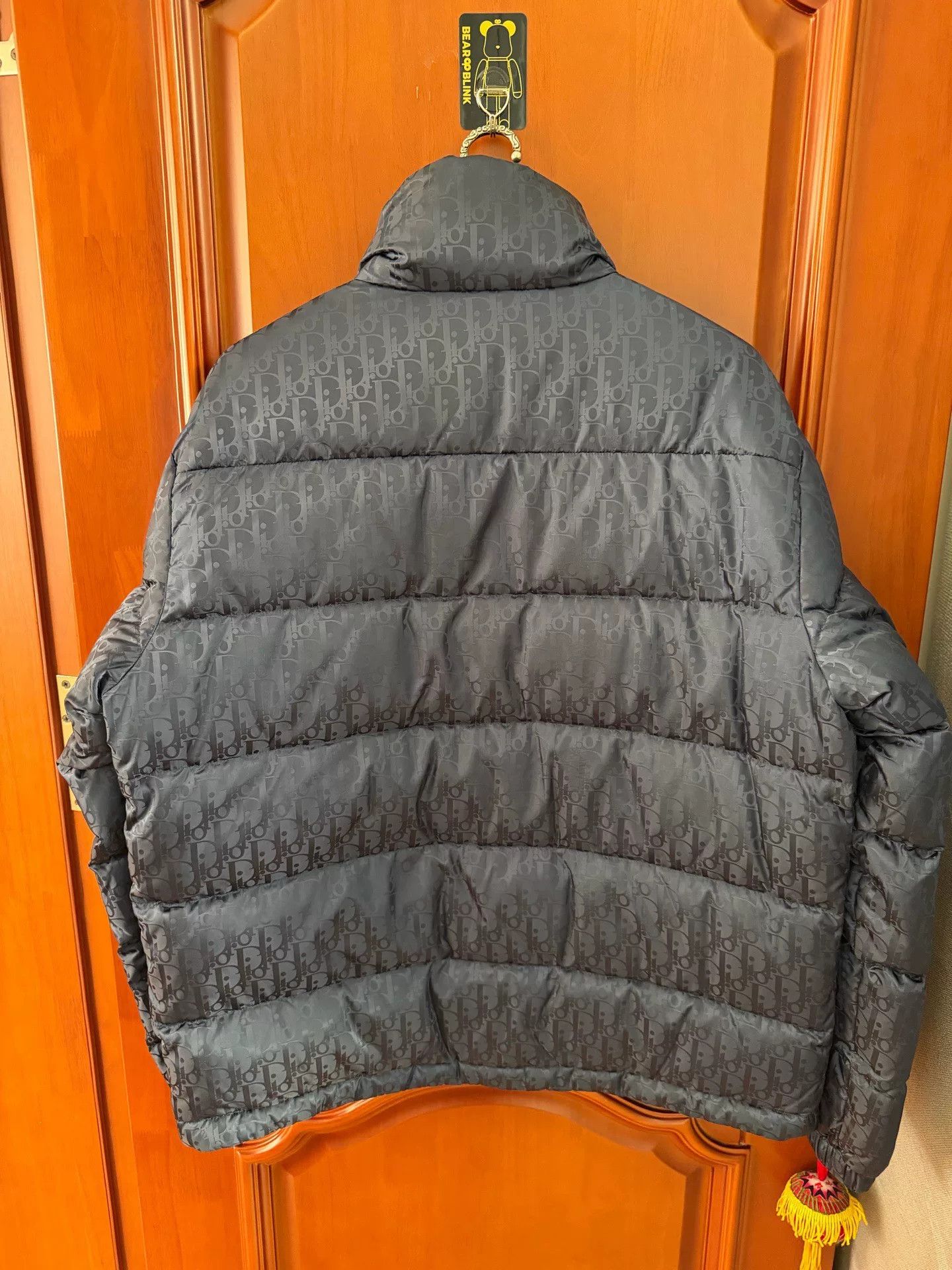 Dior Dior Navy Logo Puffer Down Jacket Size US XL / EU 56 / 4 - 2 Thumbnail