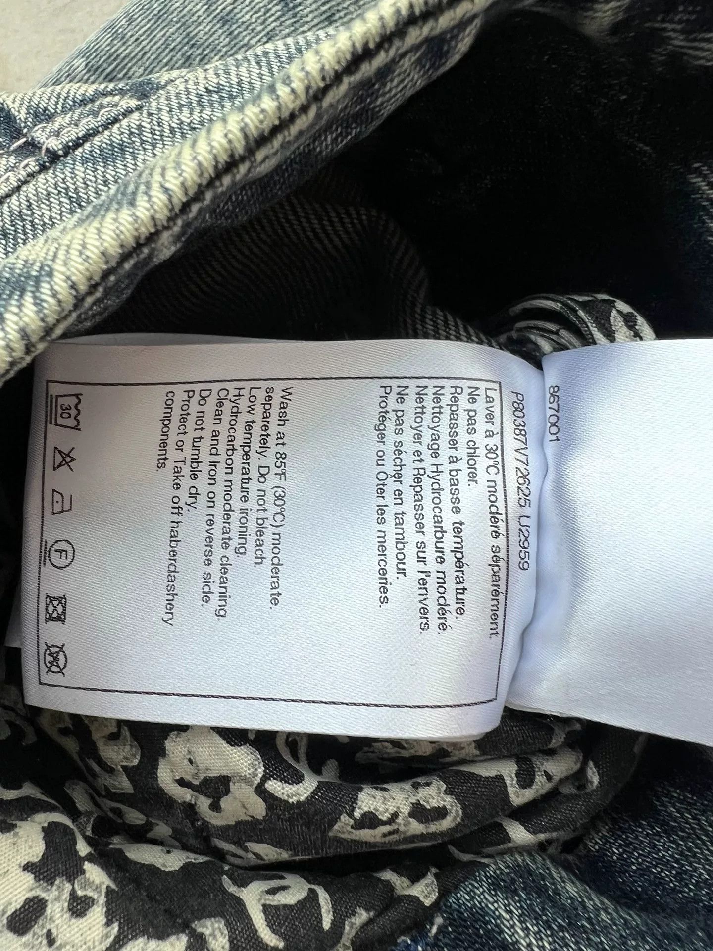 Chanel Chanel 25B Floral Print Flare Jeans Size US 36 / EU 52 - 5 Thumbnail