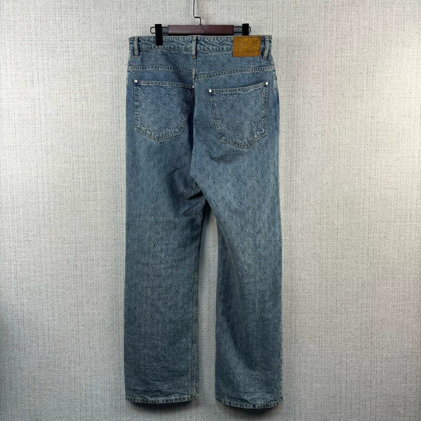 Louis Vuitton Louis Vuitton FW24 Monogram Denim Jeans Size US 33 - 3 Thumbnail