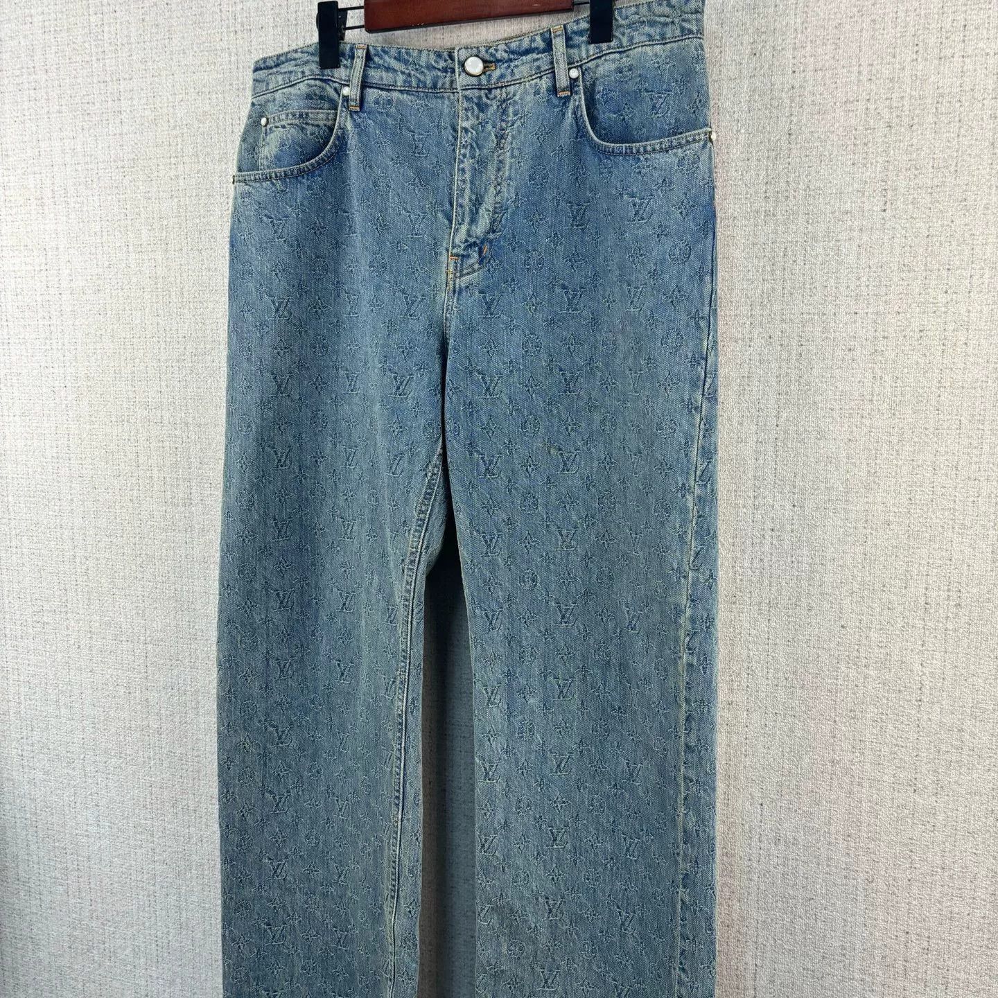Louis Vuitton Louis Vuitton FW24 Monogram Denim Jeans Size US 33 - 2 Thumbnail