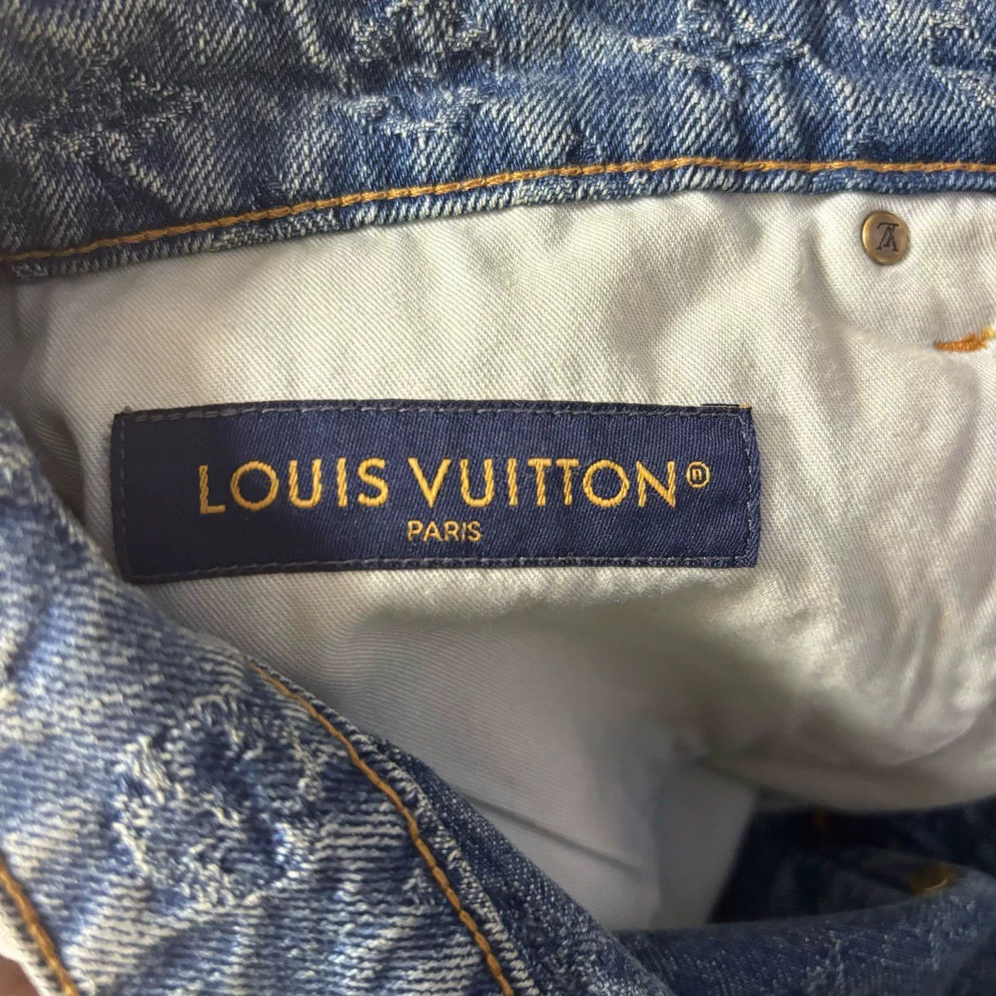 Louis Vuitton Louis Vuitton FW24 Monogram Denim Jeans Size US 33 - 5 Thumbnail