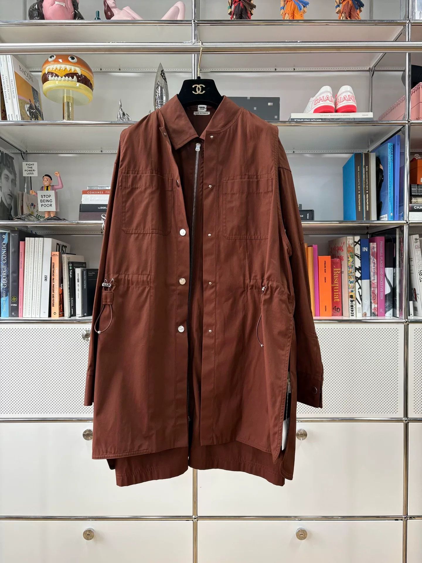 Hermes hermes brown shirt vest two-piece set Size US M / EU 48-50 / 2 - 2 Thumbnail