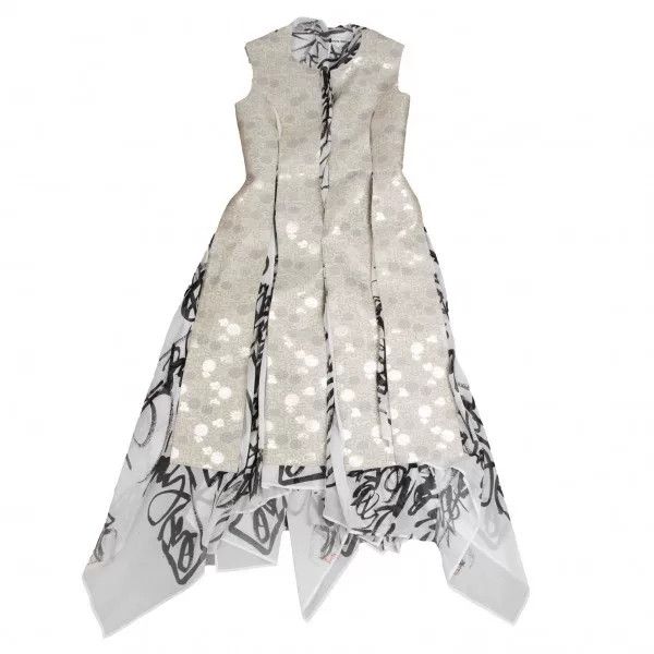 Junya Watanabe deconstructed calligraphy dress by comme des garcons Size M / US 6-8 / IT 42-44 - 3 Thumbnail