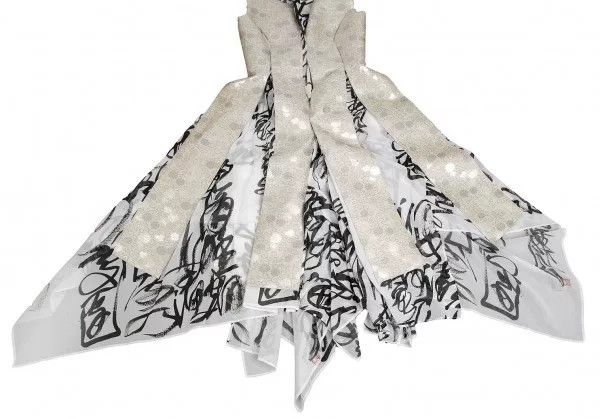Junya Watanabe deconstructed calligraphy dress by comme des garcons Size M / US 6-8 / IT 42-44 - 7 Thumbnail