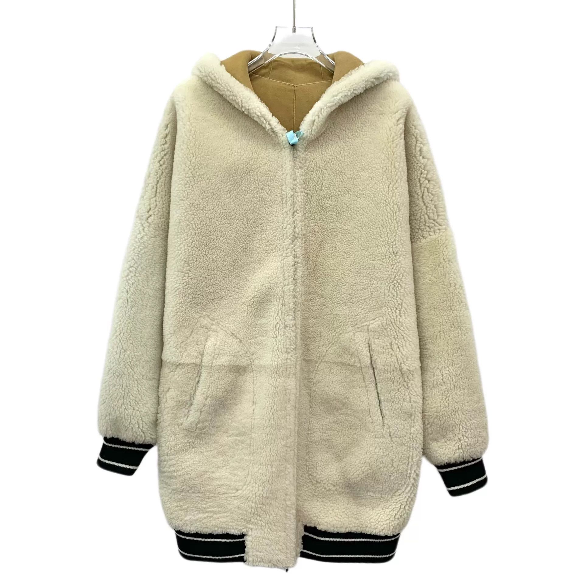 Dior dior color-block wool embroidery hoodie coat Size US XS / EU 42 / 0 - 3 Thumbnail