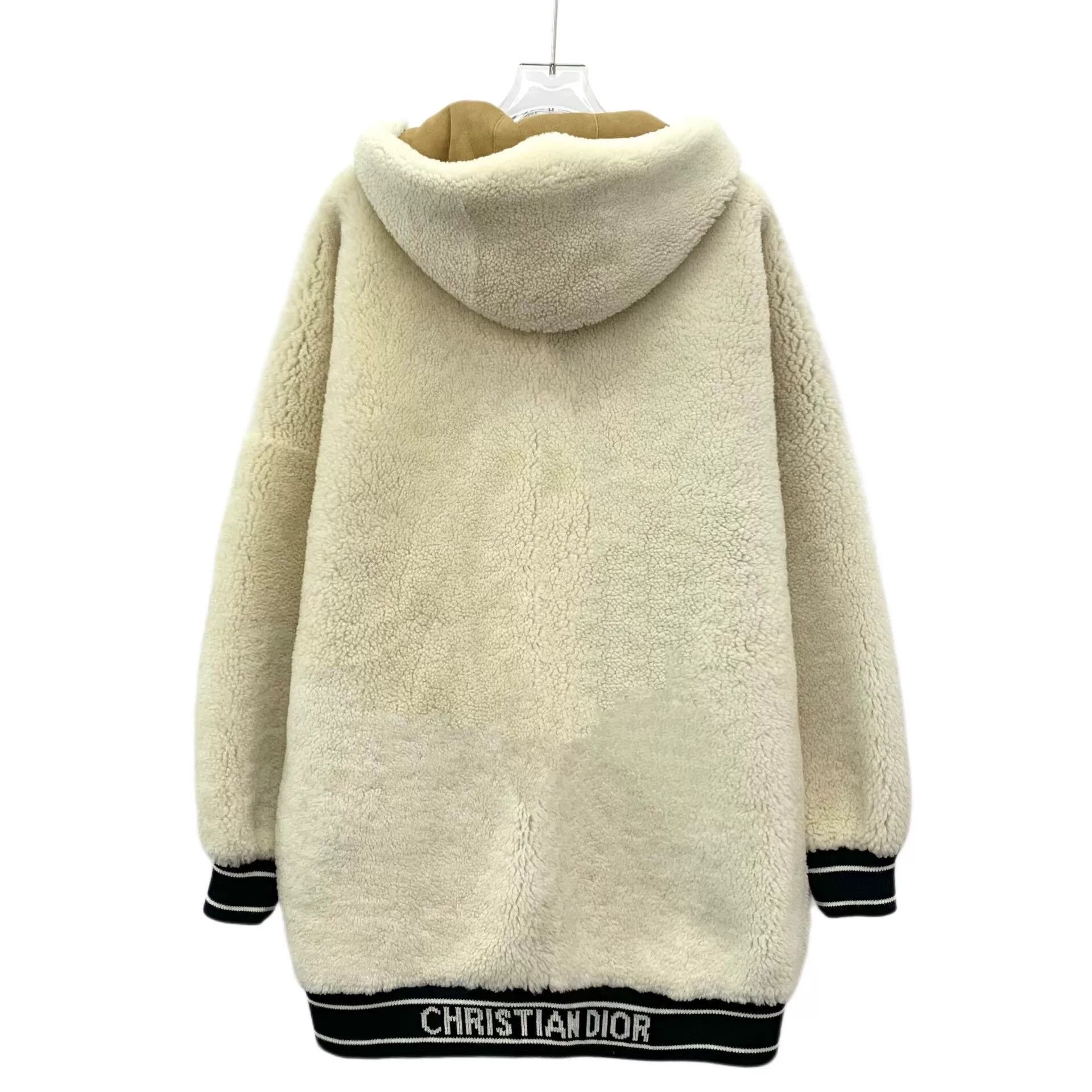 Dior dior color-block wool embroidery hoodie coat Size US XS / EU 42 / 0 - 4 Thumbnail