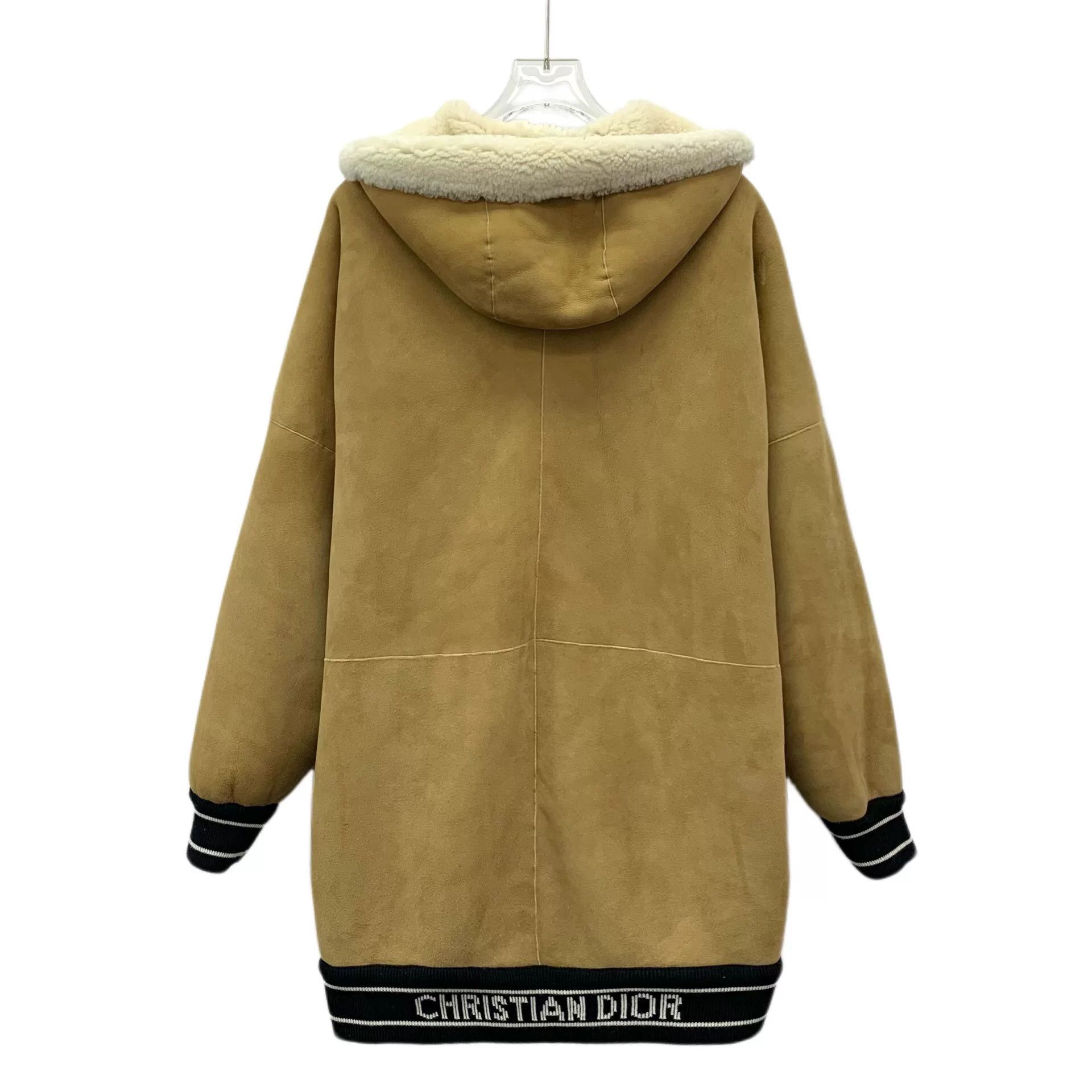 Dior dior color-block wool embroidery hoodie coat Size US XS / EU 42 / 0 - 2 Thumbnail