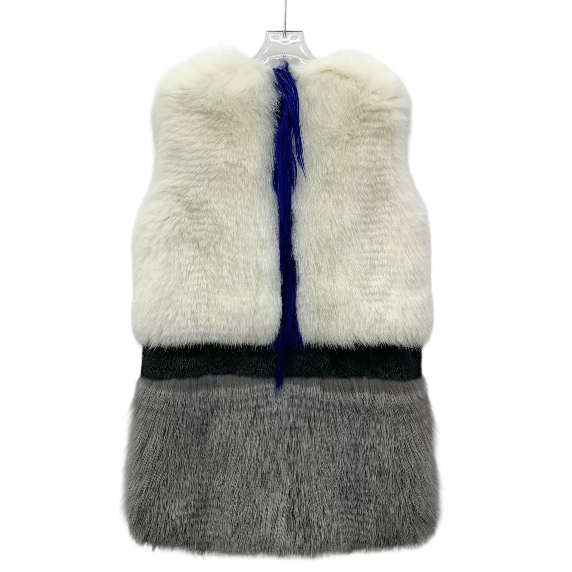 Fendi fendi color-blocked mink fur vest Size US S / EU 44-46 / 1 - 2 Thumbnail