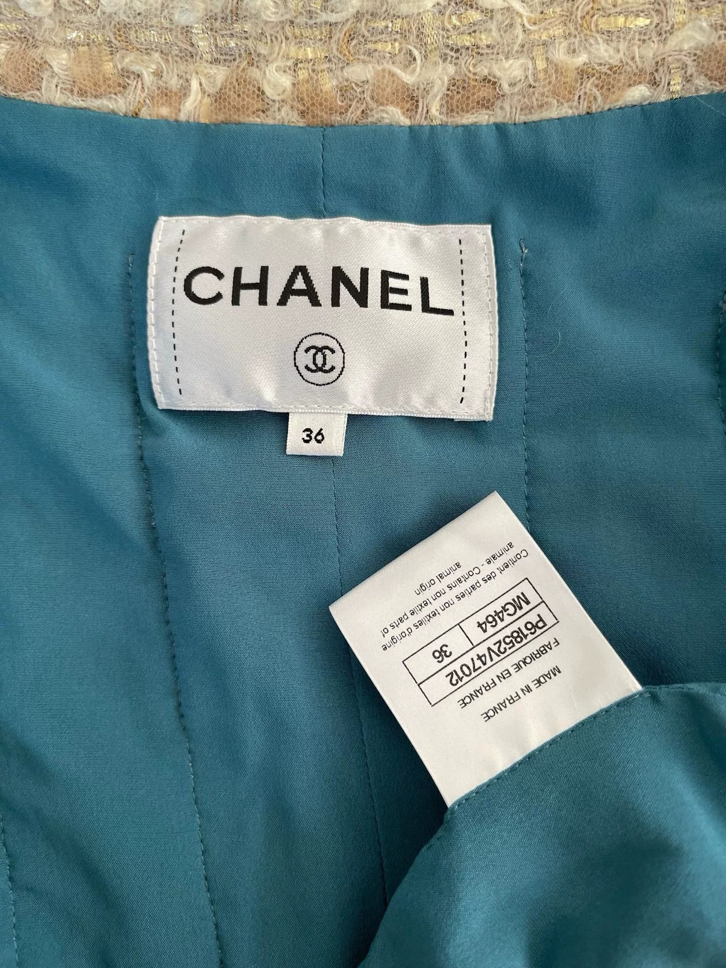 Chanel Chanel Egypt Collection Tweed Jacket Size US XS / EU 42 / 0 - 3 Thumbnail