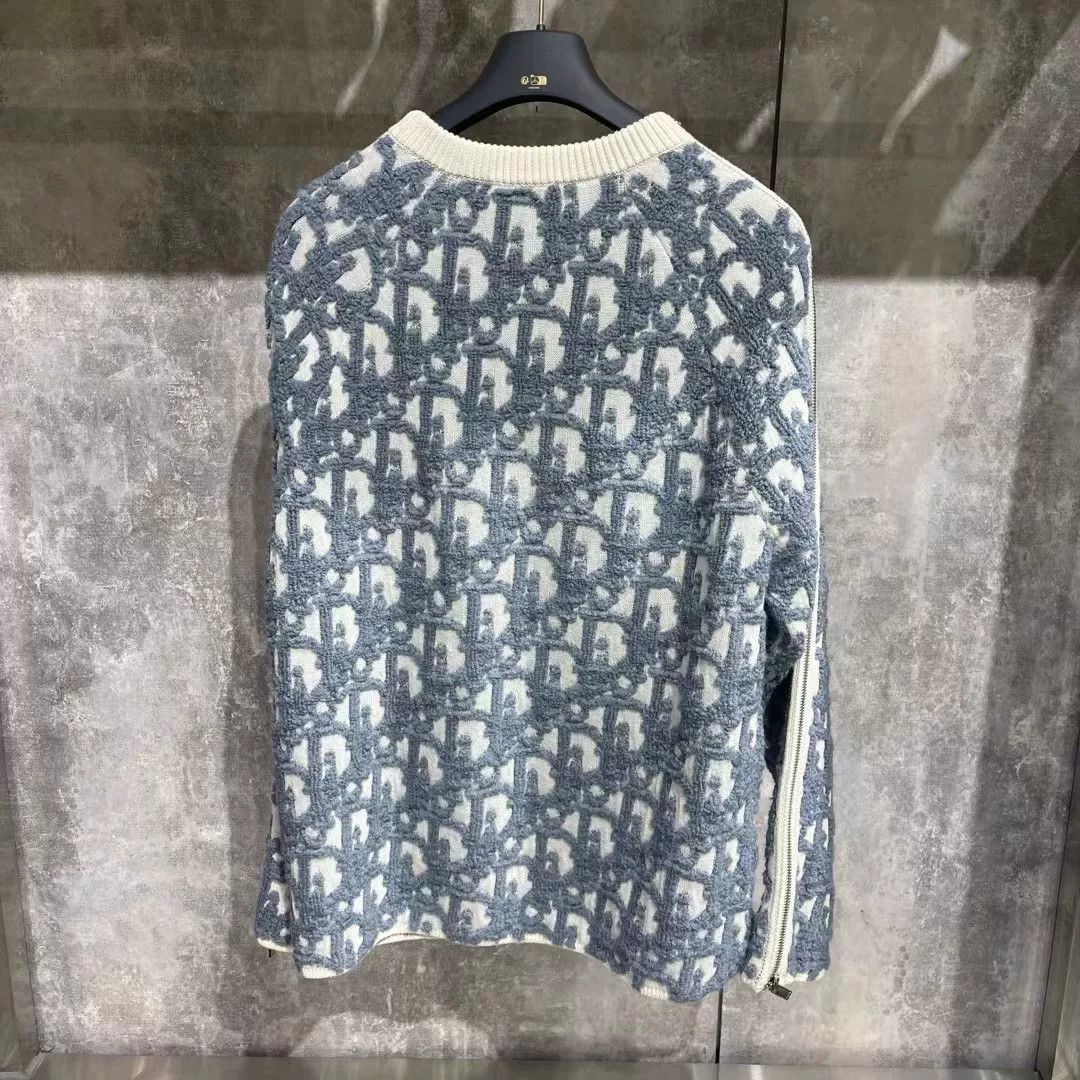 Dior dior logo print zip-up sweater Size US M / EU 48-50 / 2 - 2 Thumbnail