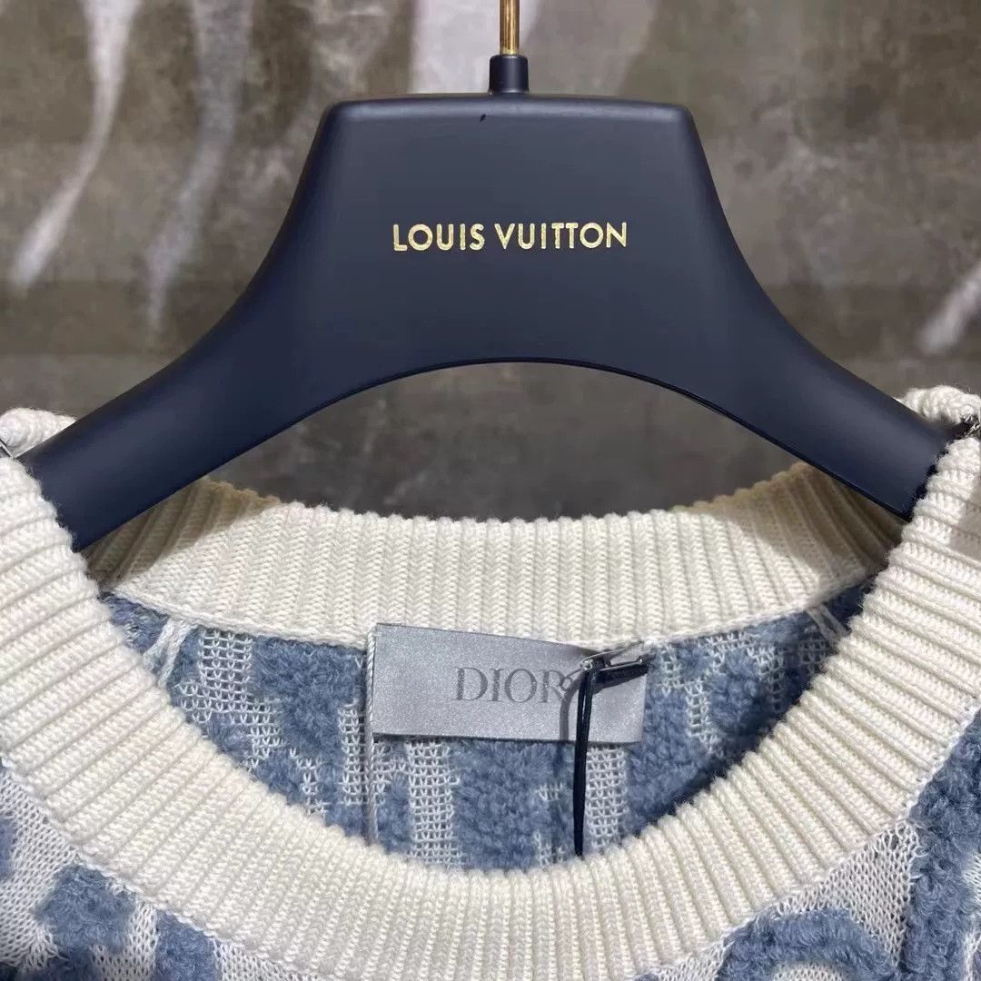 Dior dior logo print zip-up sweater Size US M / EU 48-50 / 2 - 3 Thumbnail