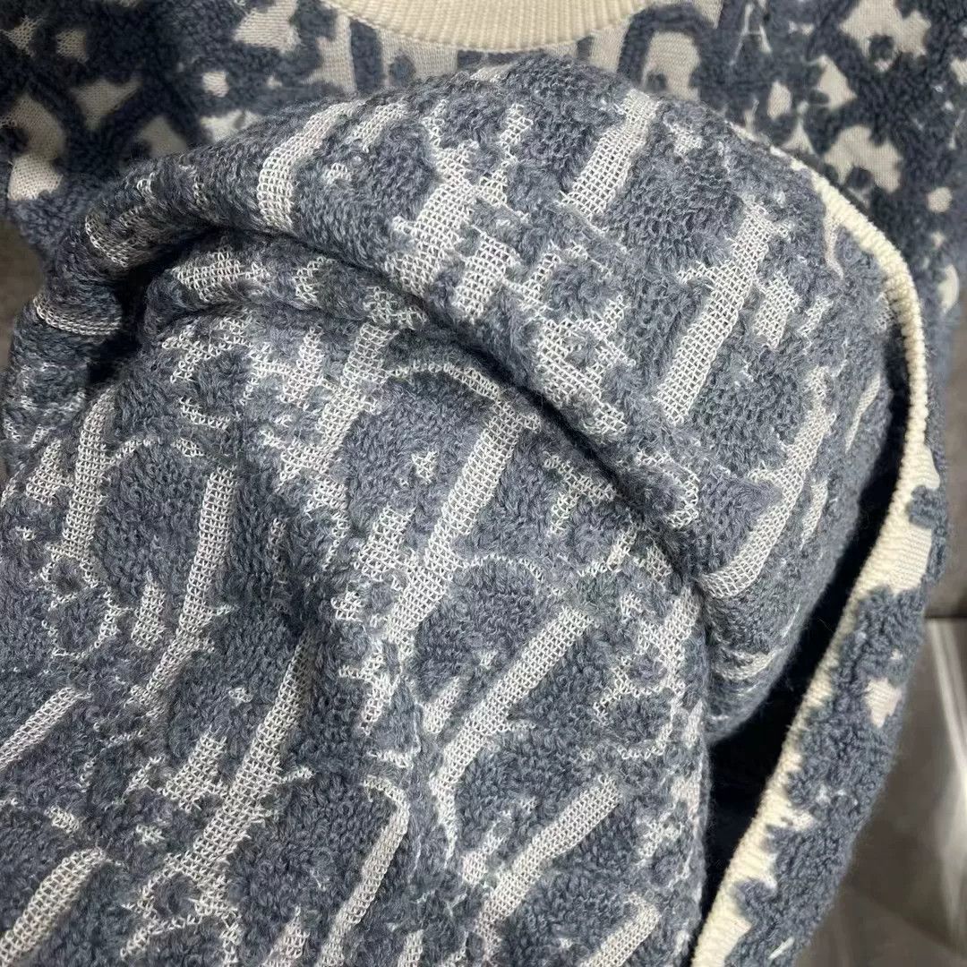 Dior dior logo print zip-up sweater Size US M / EU 48-50 / 2 - 6 Thumbnail