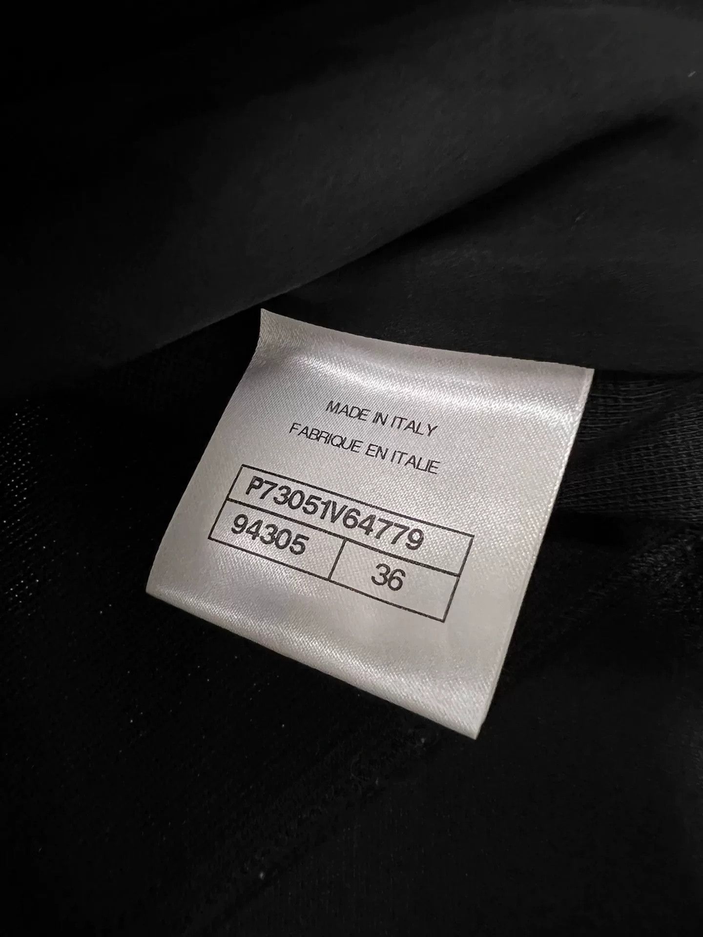 Chanel Chanel Black Pearl Crystal Logo Vest Size US S / EU 44-46 / 1 - 5 Thumbnail