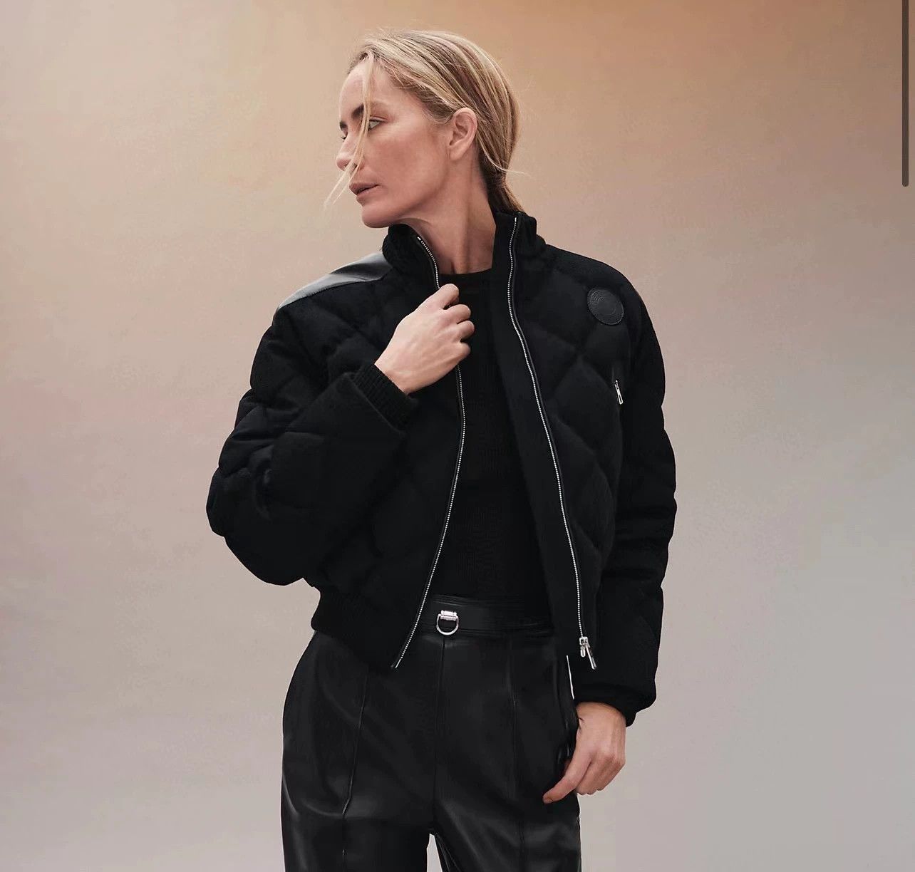 Hermes Hermes Women's Quilted Waterproof Jacket Size US S / EU 44-46 / 1 - 4 Thumbnail